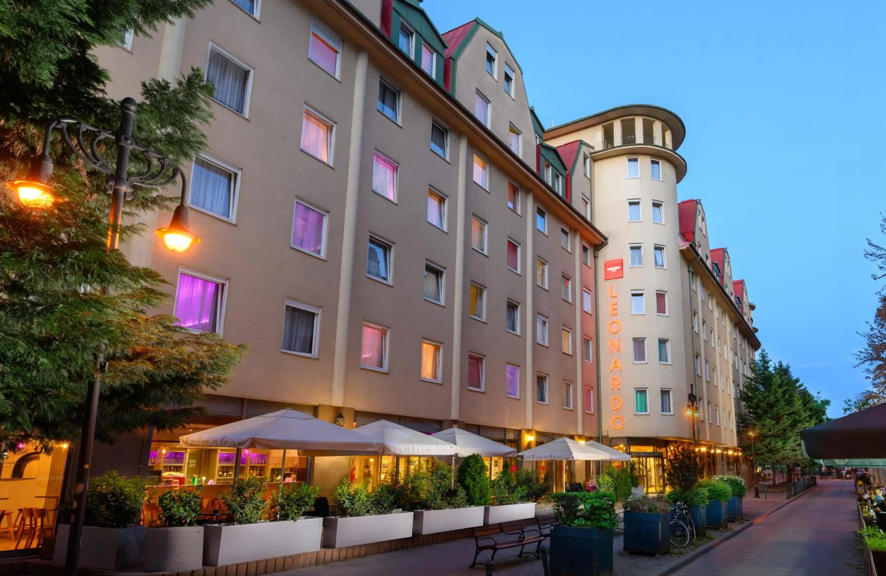 Property building in Leonardo Hotel Budapest