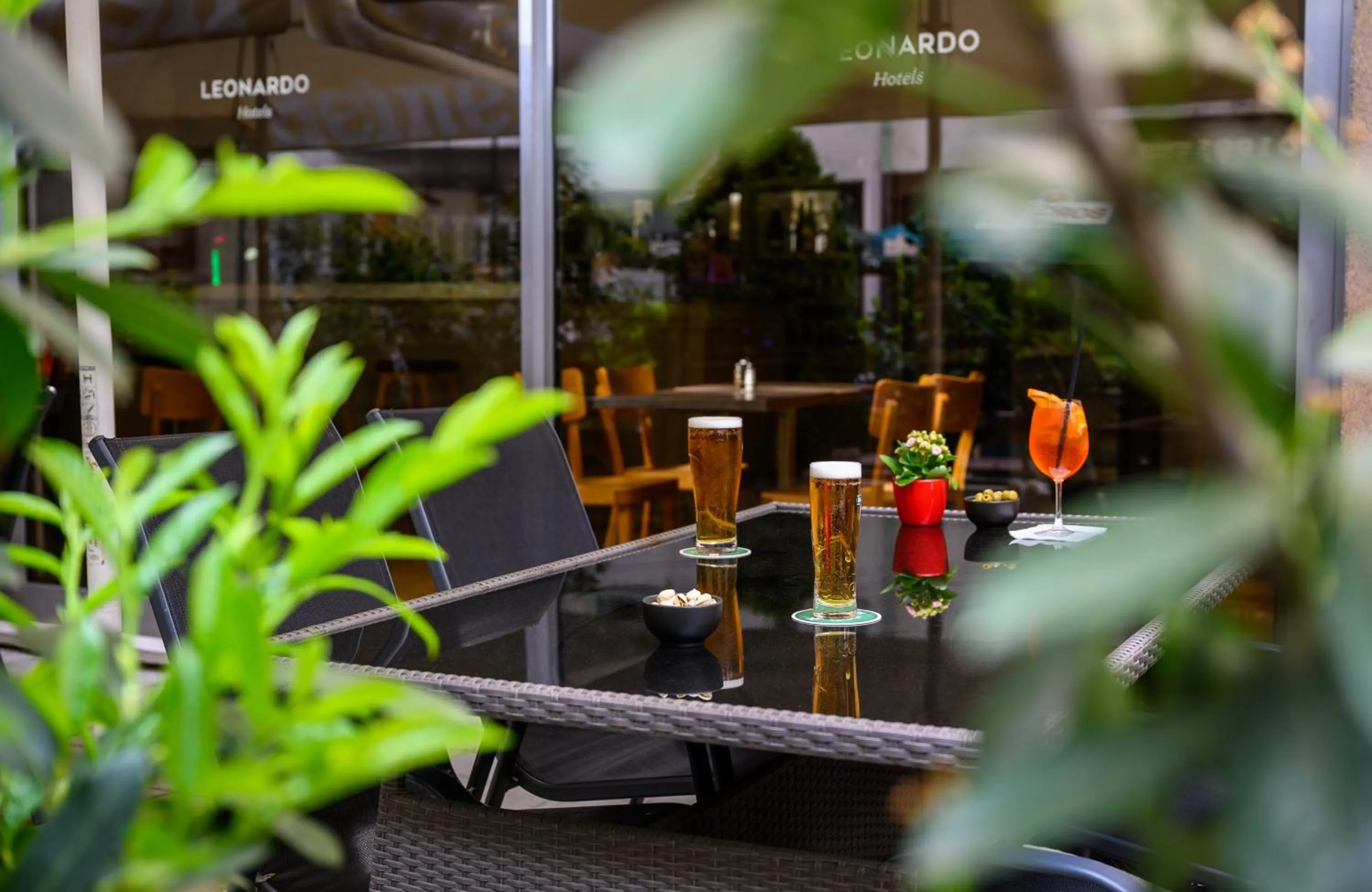 Balcony/Terrace in Leonardo Hotel Budapest