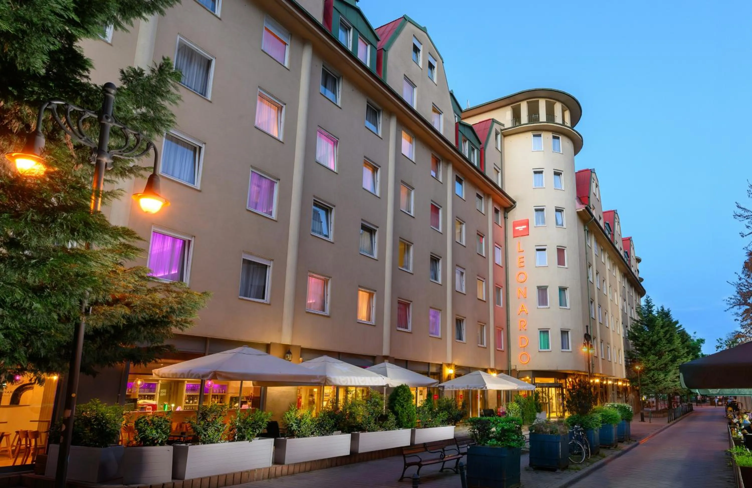 Property building in Leonardo Hotel Budapest