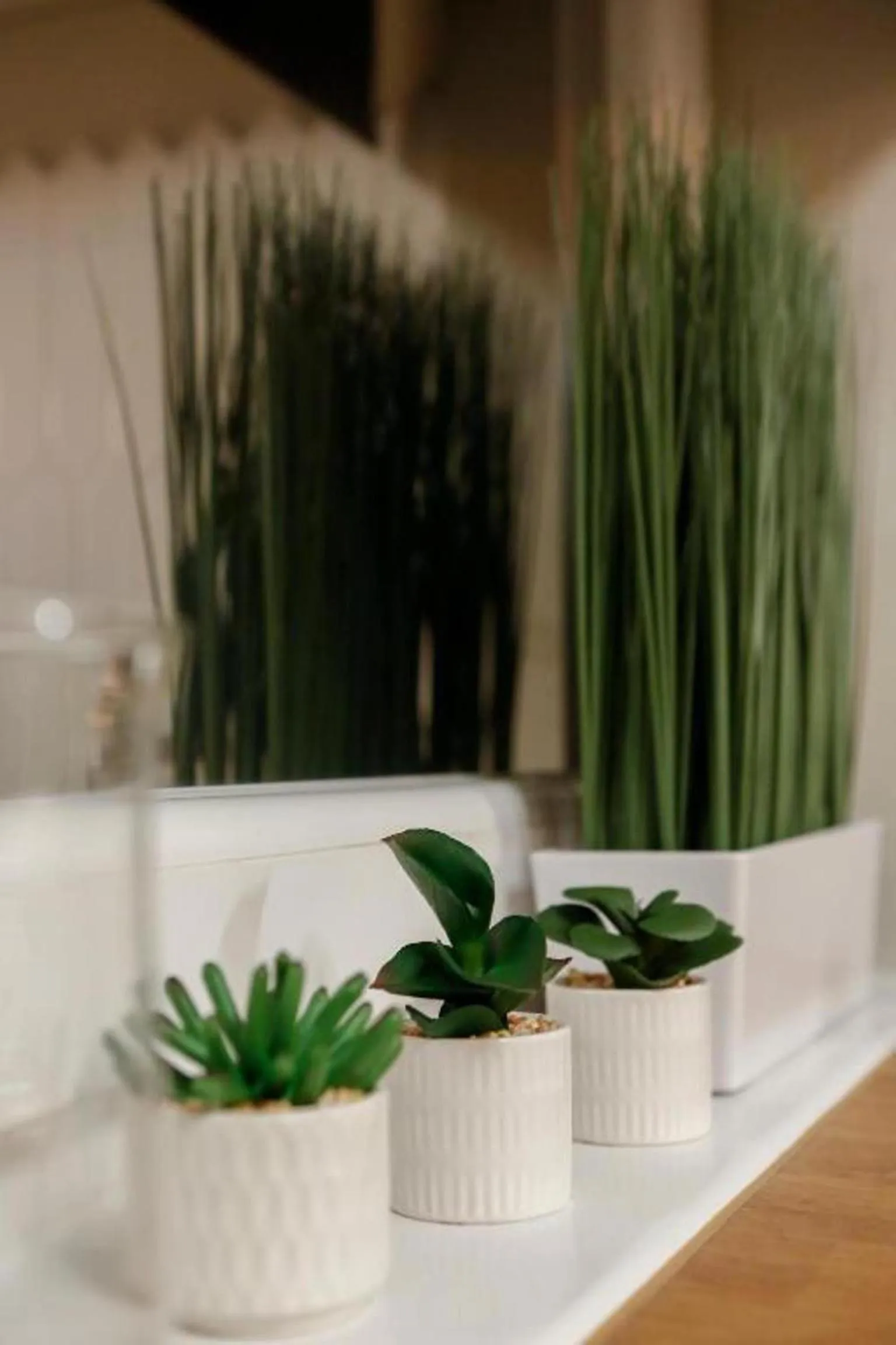 Decorative detail in Agape Apartments