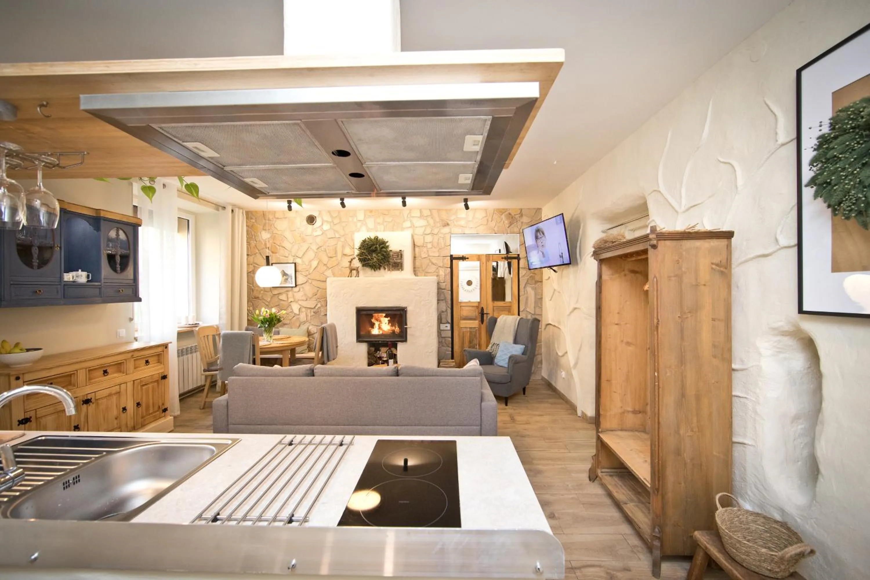 Kitchen or kitchenette in Apartament Nieoczywisty