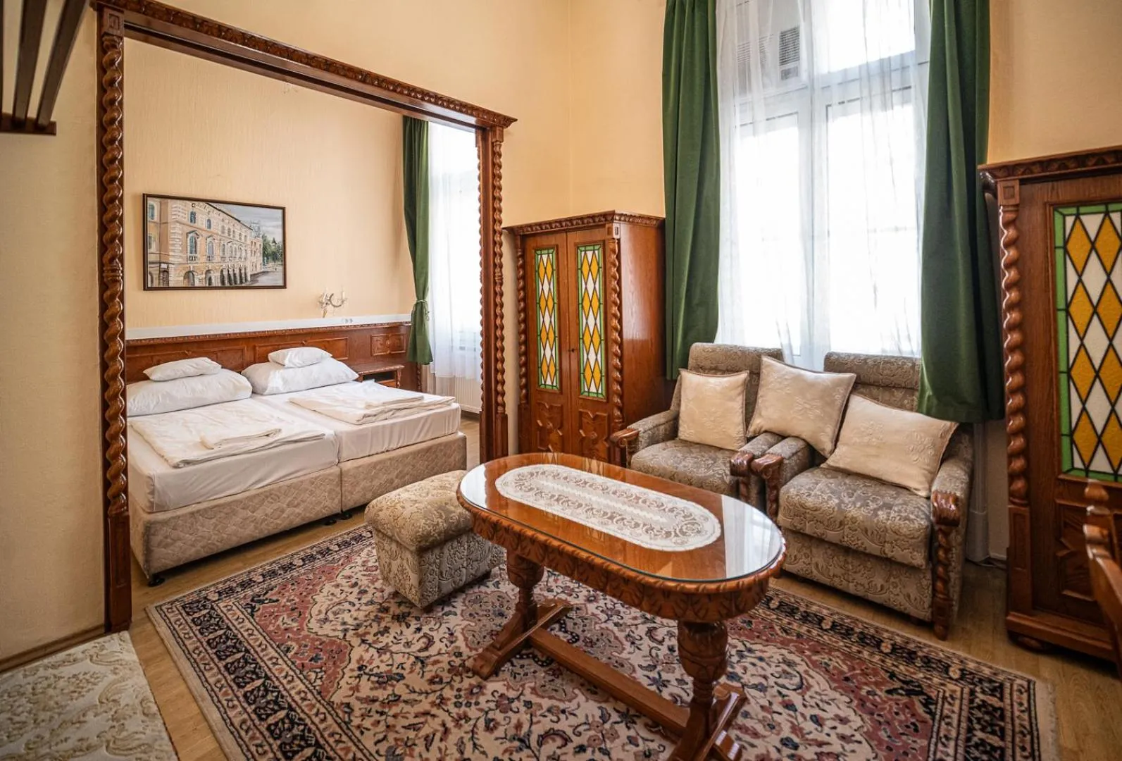 Photo of the whole room, Bed in Tisza Hotel