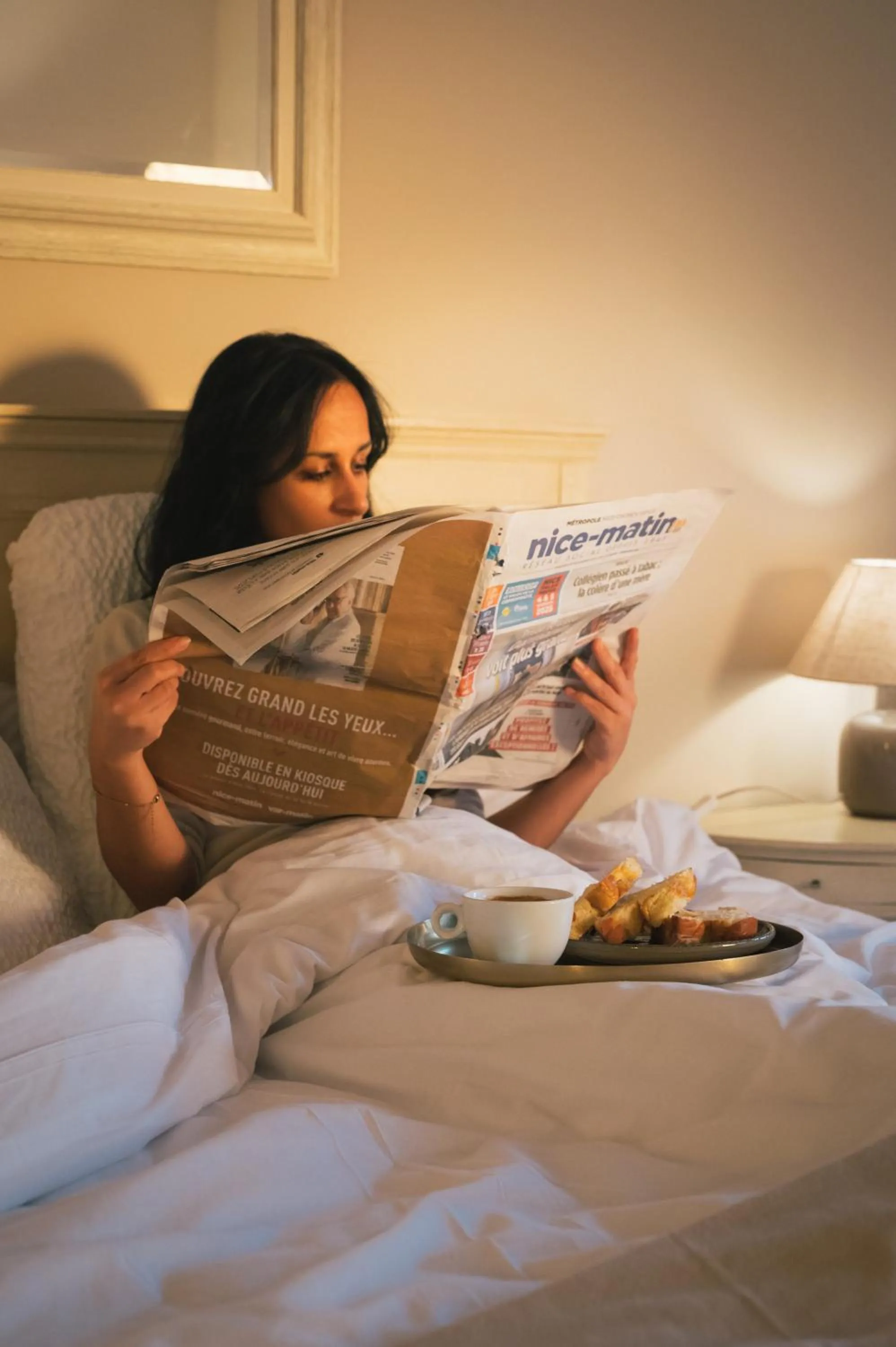 Bedroom, Bed in Auberge du Rédier - Logis Hôtels