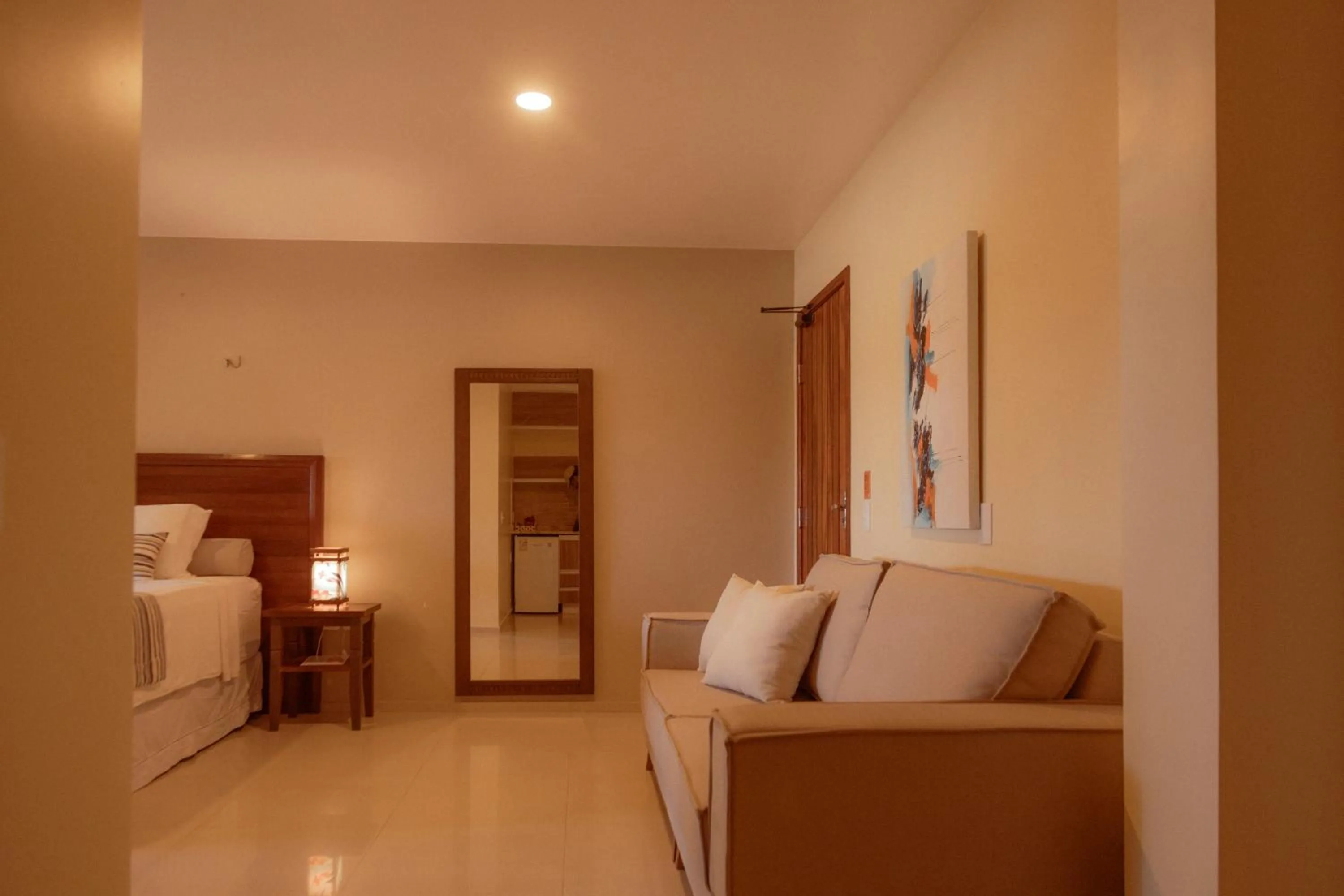 Bed in Sunset Beach Taíba Hotel