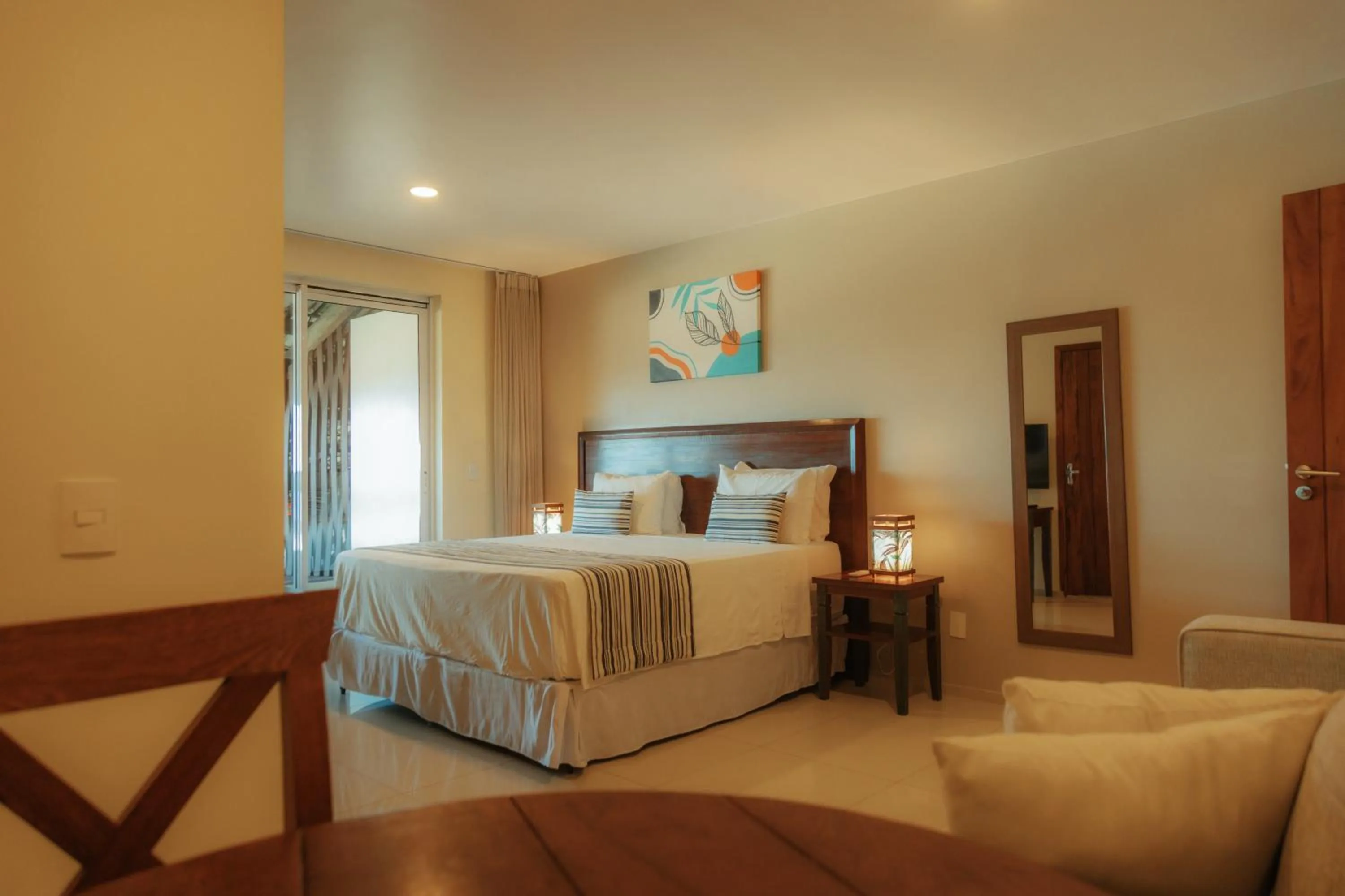 Bed in Sunset Beach Taíba Hotel