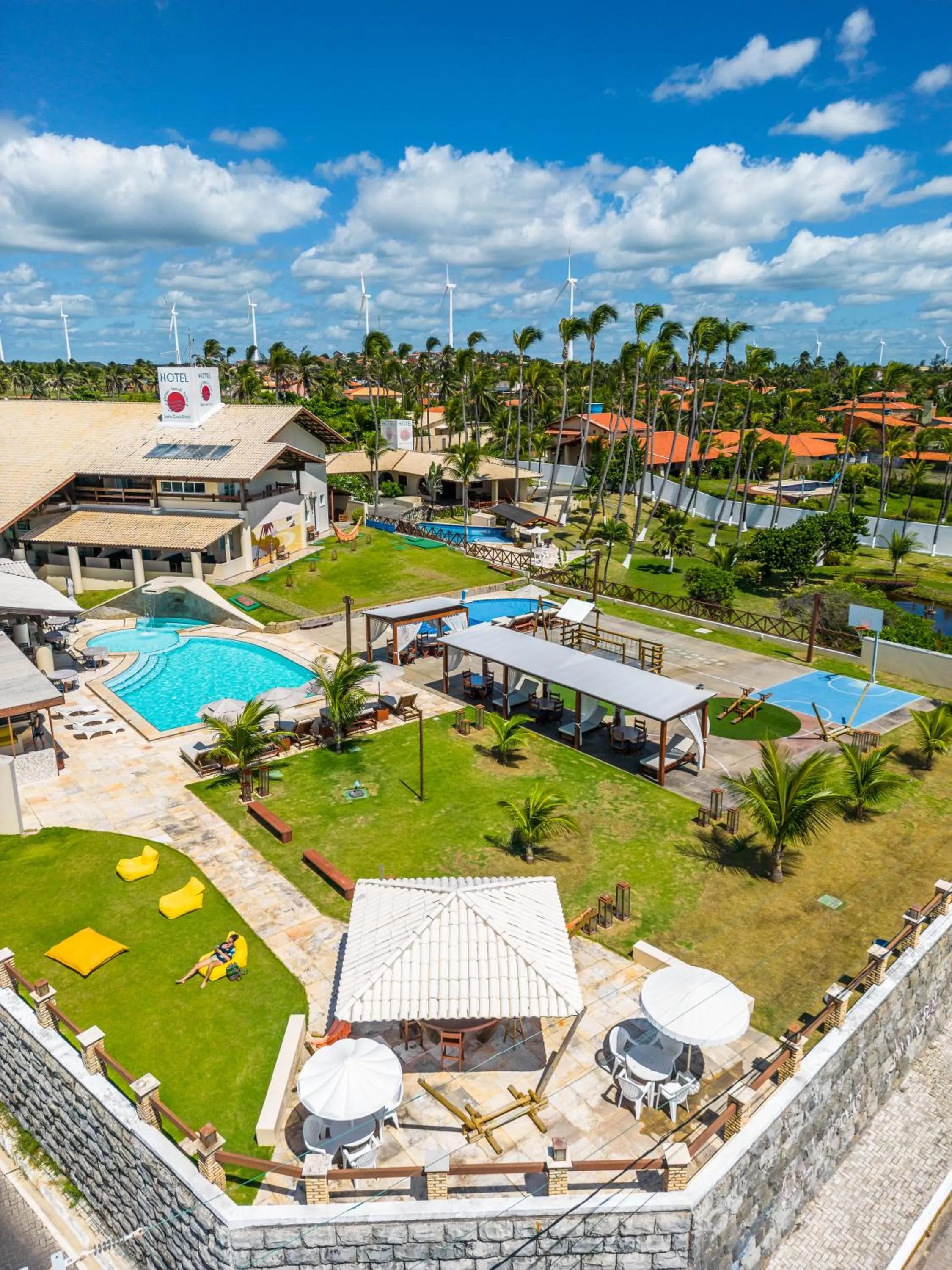 sunbed in Sunset Beach Taíba Hotel