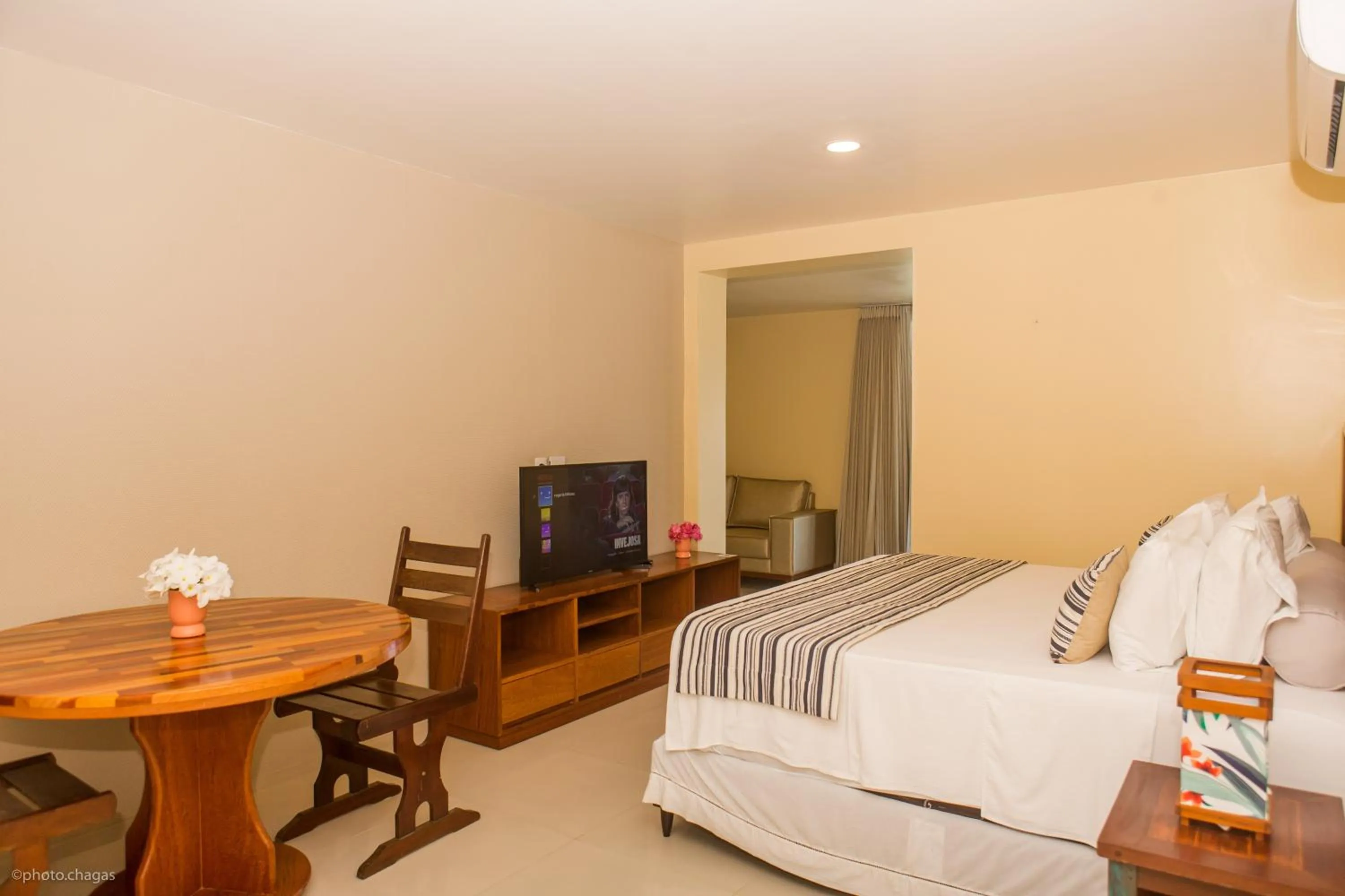 Bed in Sunset Beach Taíba Hotel