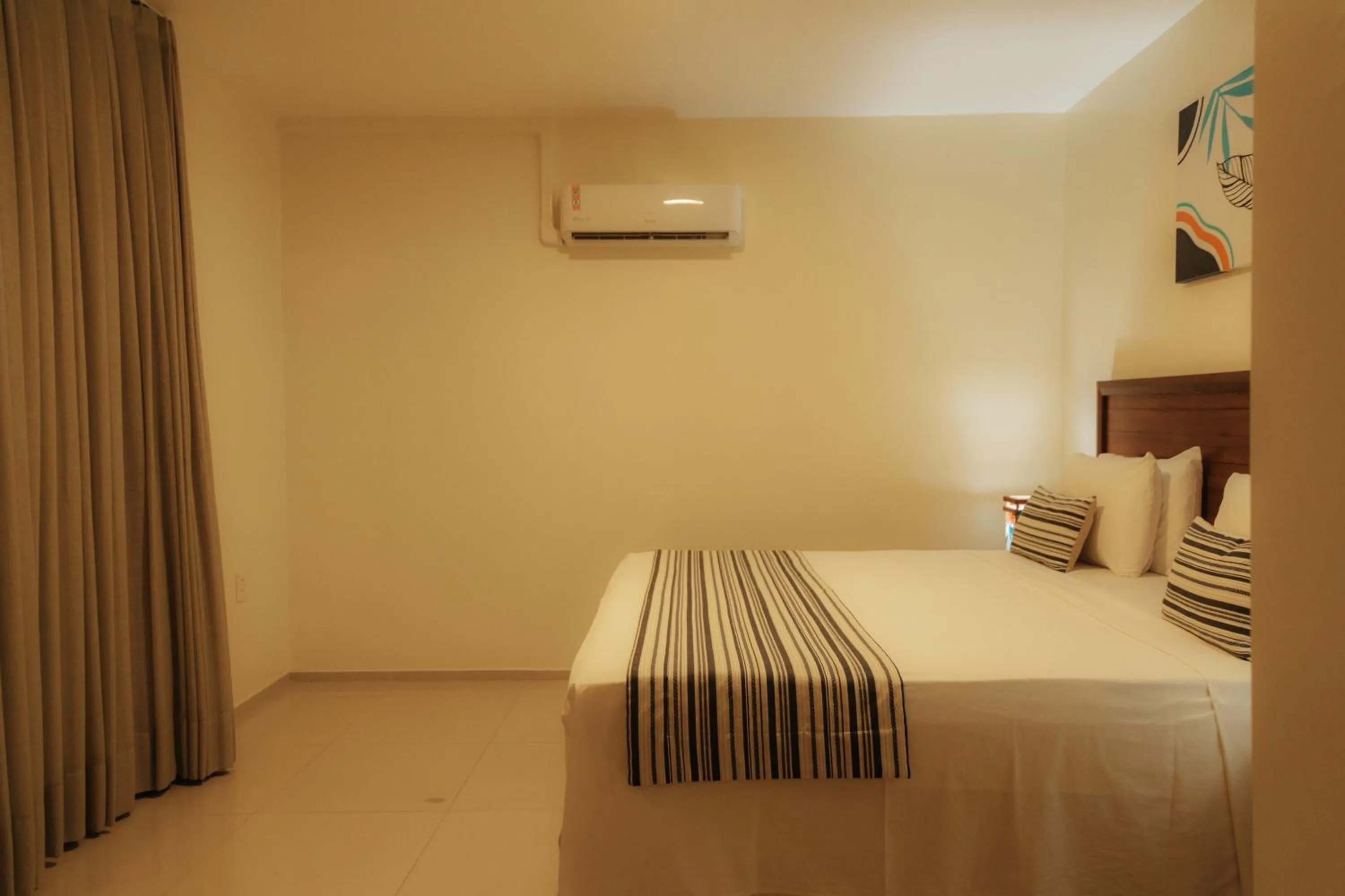 Bed in Sunset Beach Taíba Hotel