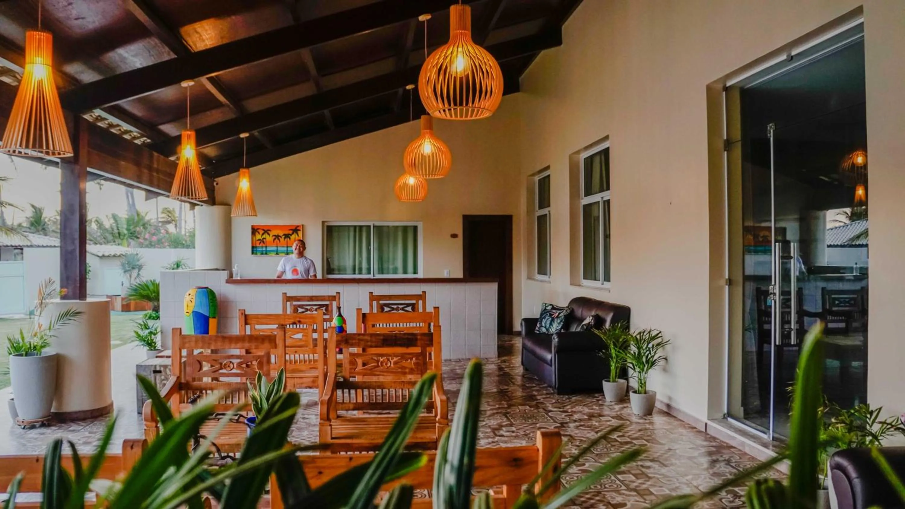 Lobby or reception in Sunset Beach Taíba Hotel