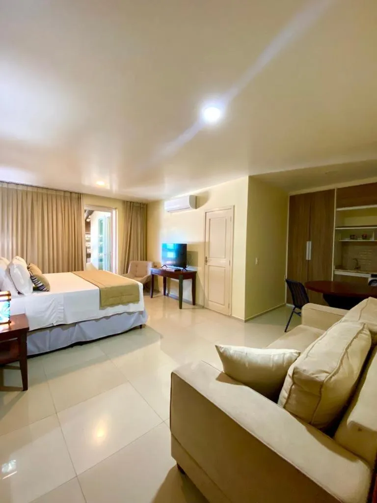 Bed in Sunset Beach Taíba Hotel