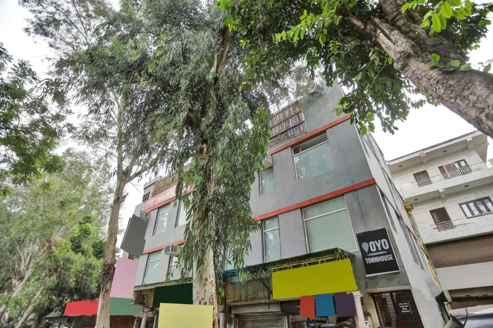 Facade/entrance in Hotel O Sky View Residency