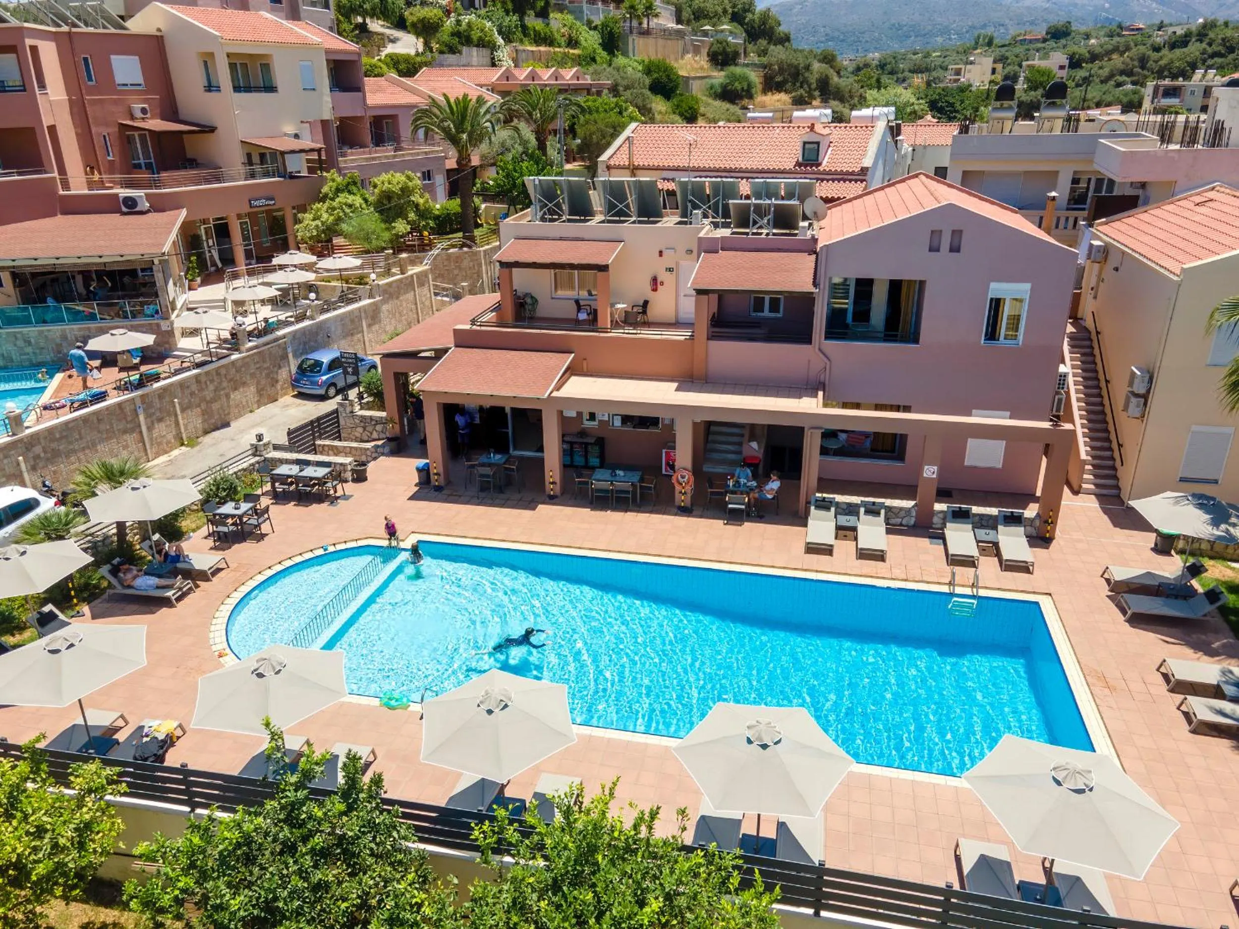 Property building in Theos Holidays Apartments