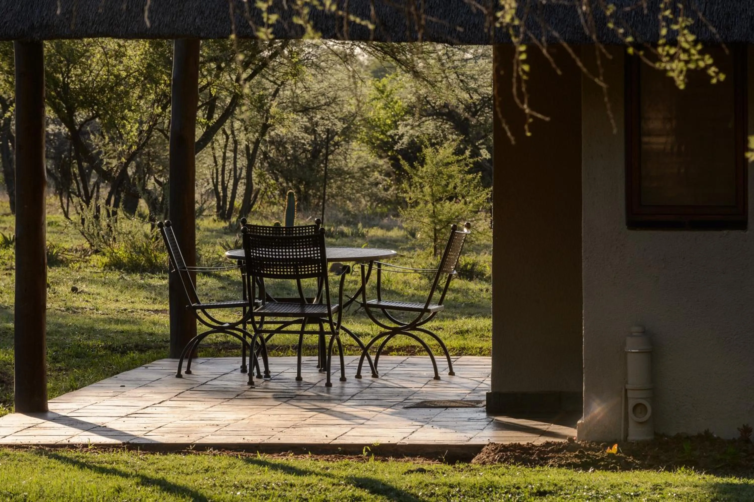 Patio in Mongena Private Game Lodge