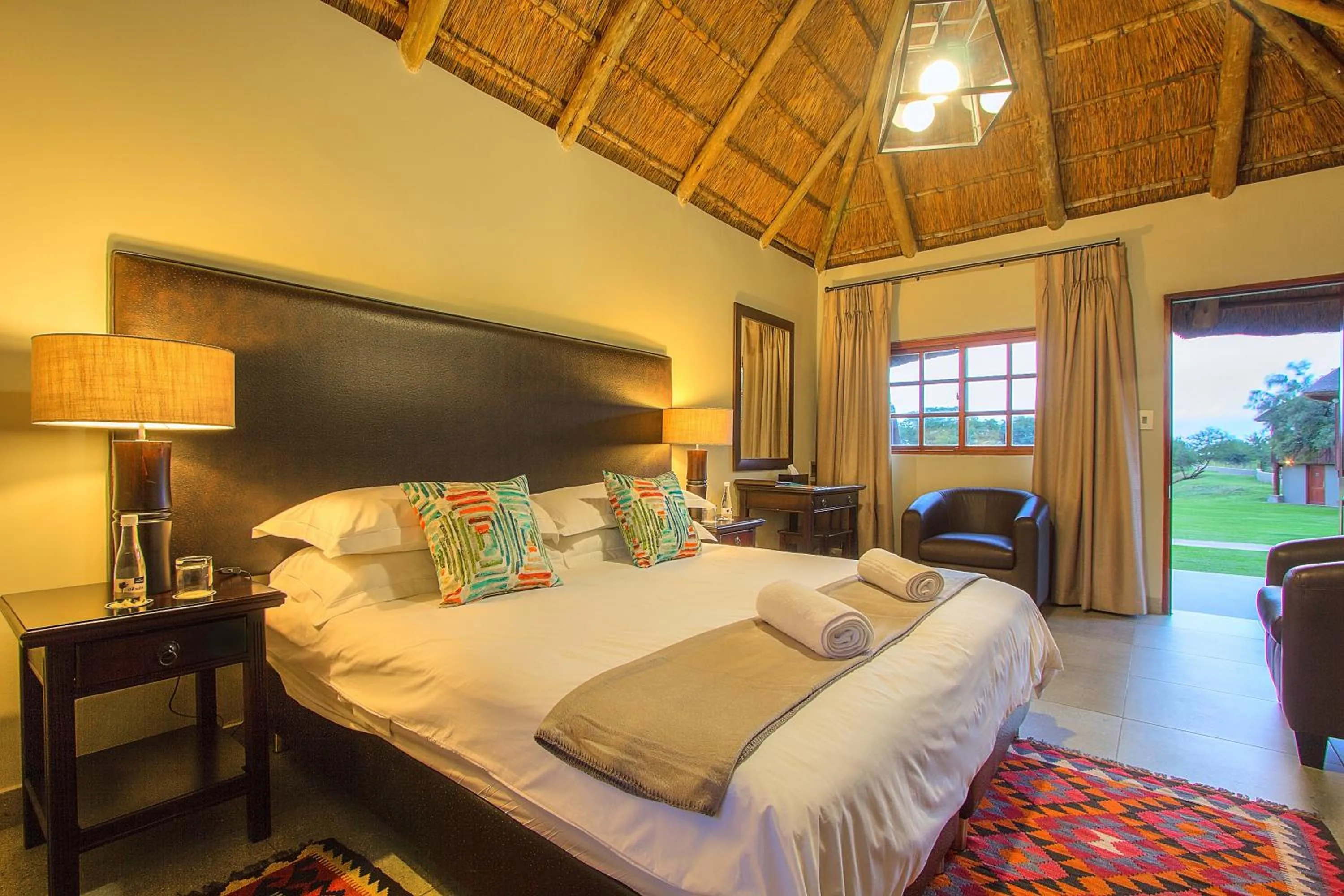 Bed in Mongena Private Game Lodge