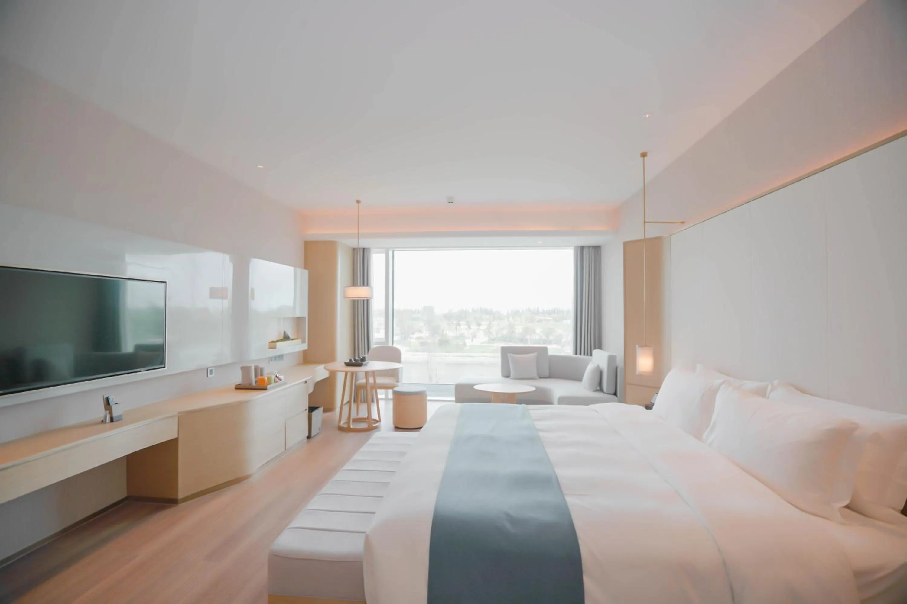 Bedroom, Bed in Wyndham Garden Jinjiang