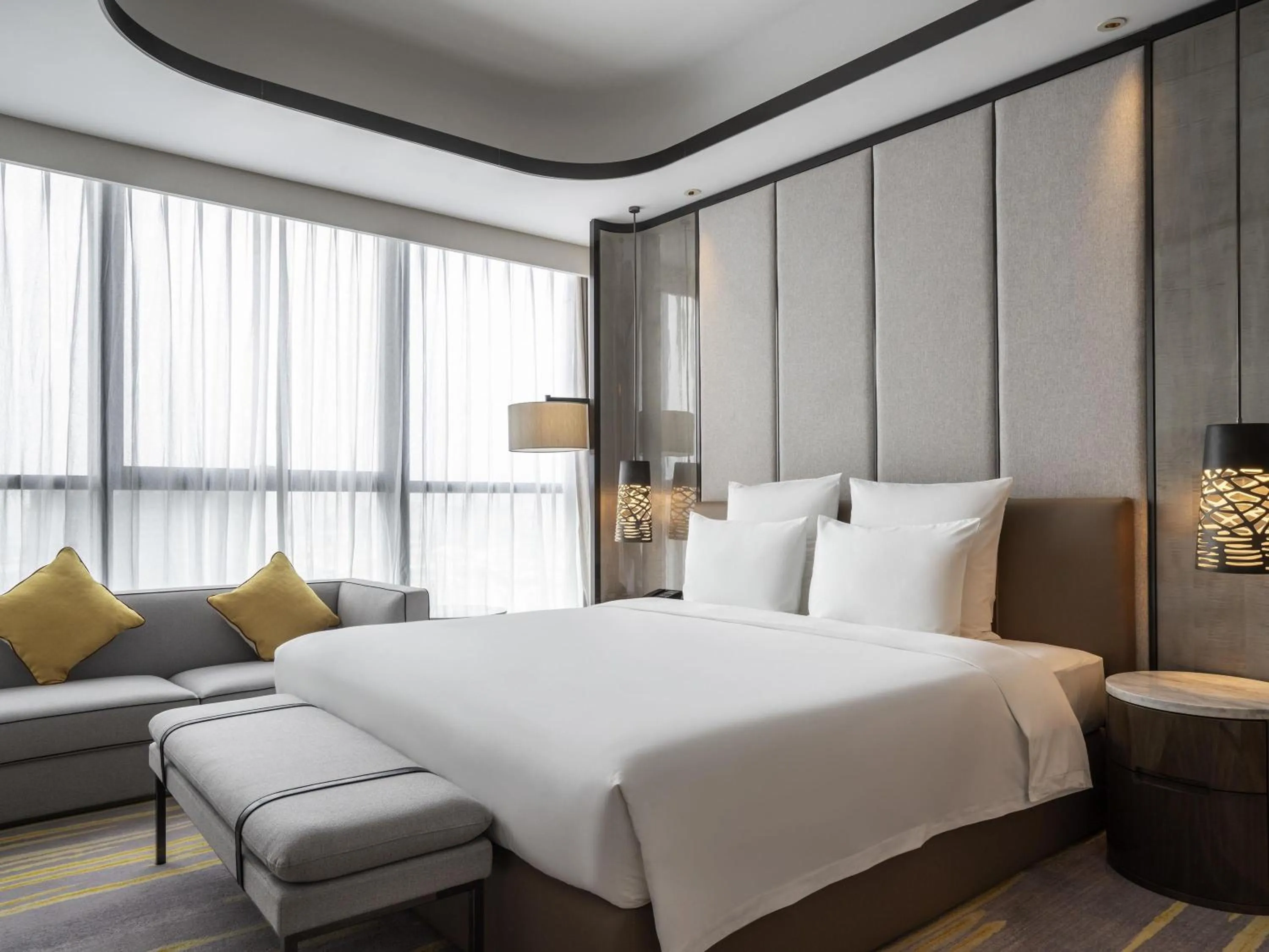 Bedroom, Bed in Pullman Suzhou Zhonghui