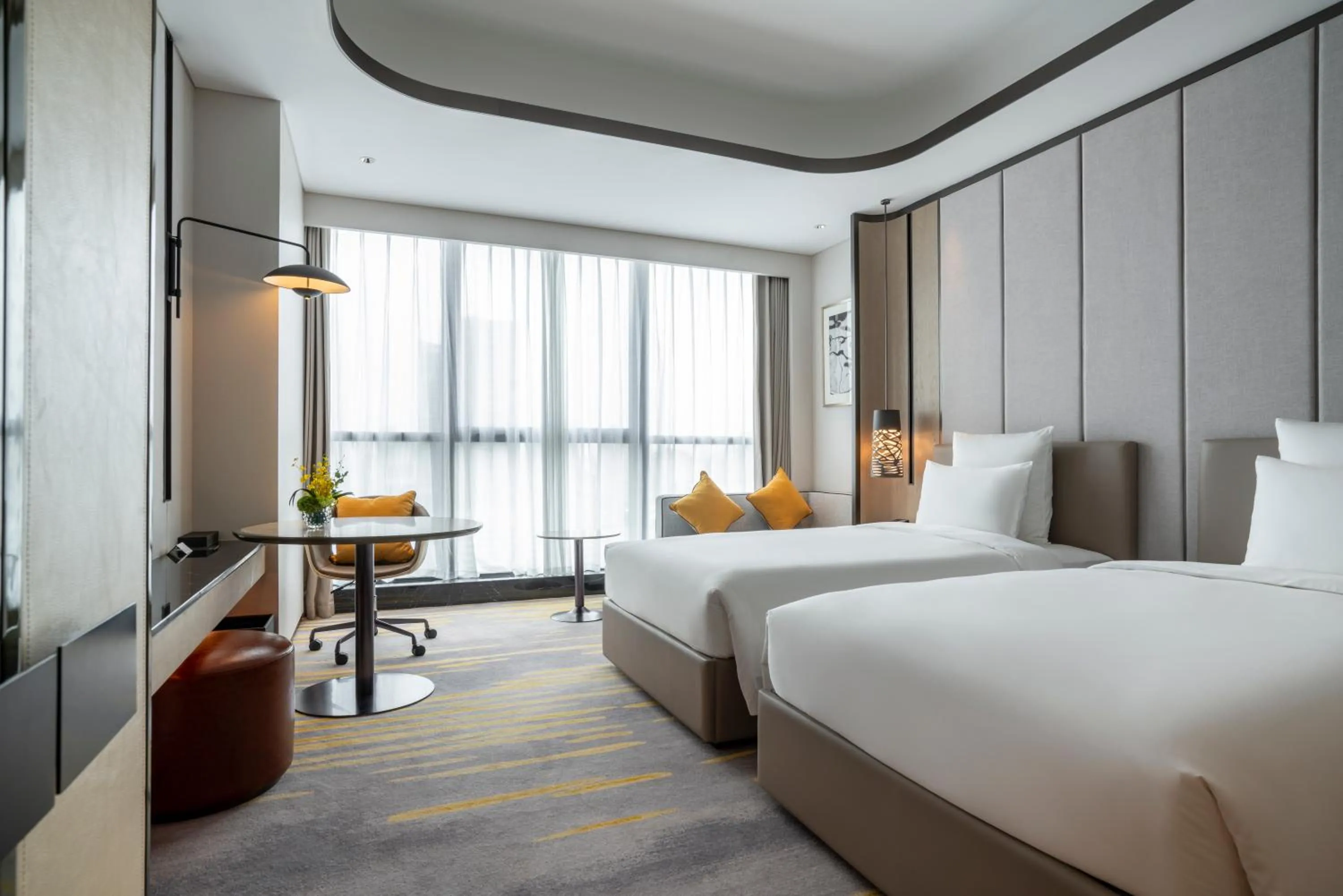 Bed in Pullman Suzhou Zhonghui