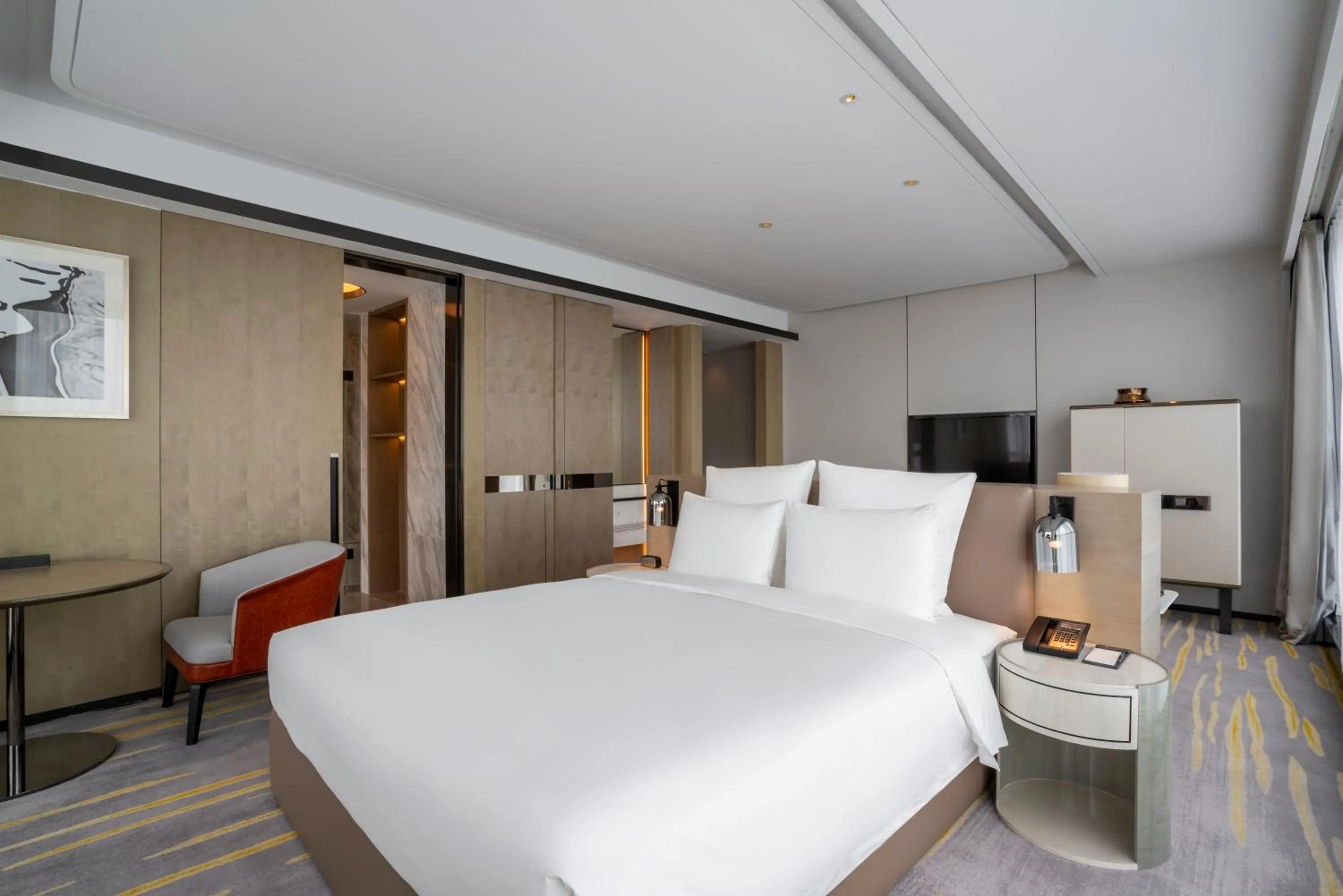 Bed in Pullman Suzhou Zhonghui