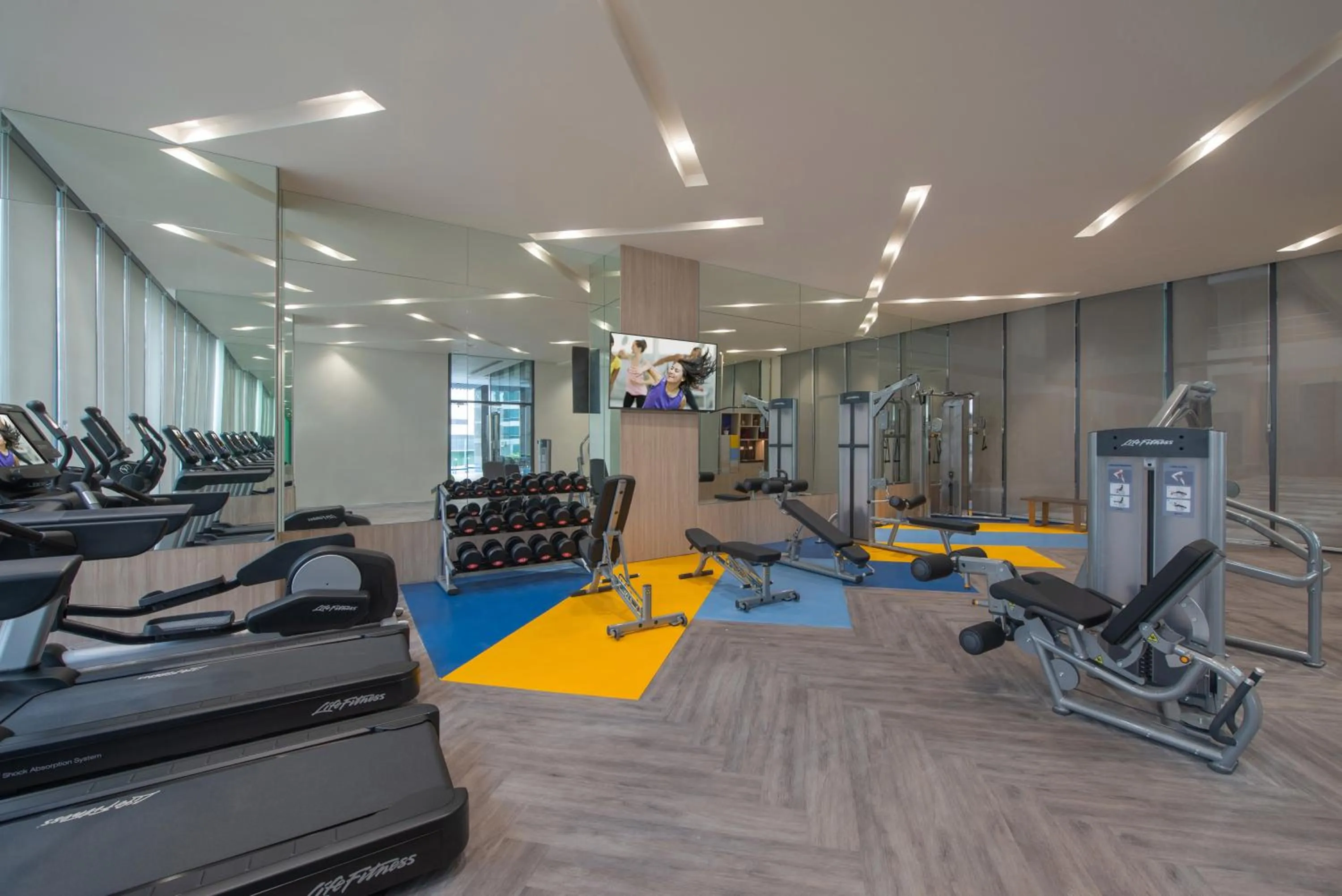 Fitness centre/facilities in Somerset Central Salcedo Makati