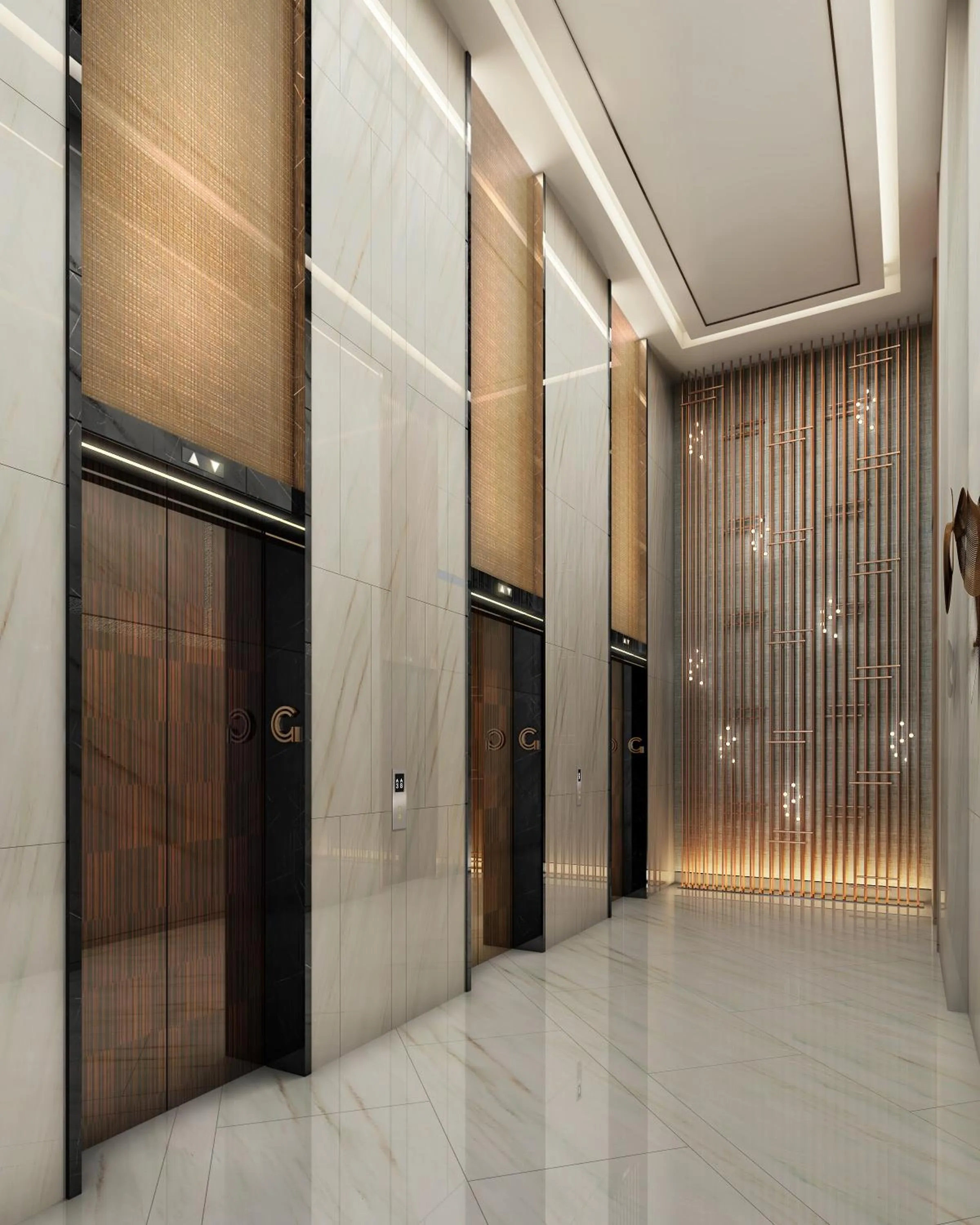 Lobby or reception in Somerset Central Salcedo Makati