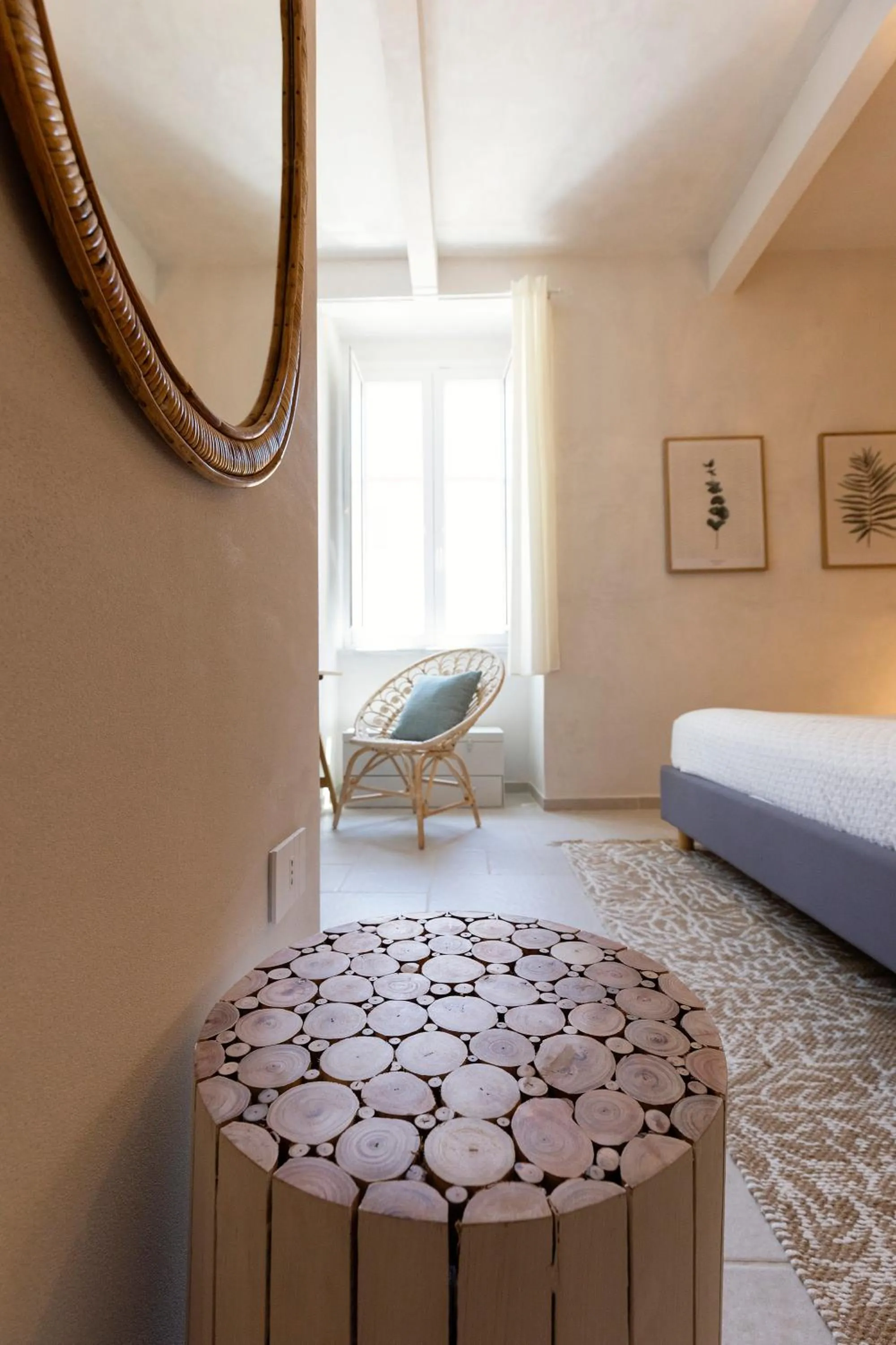 Bed in Palazzo Badiale history&rooms