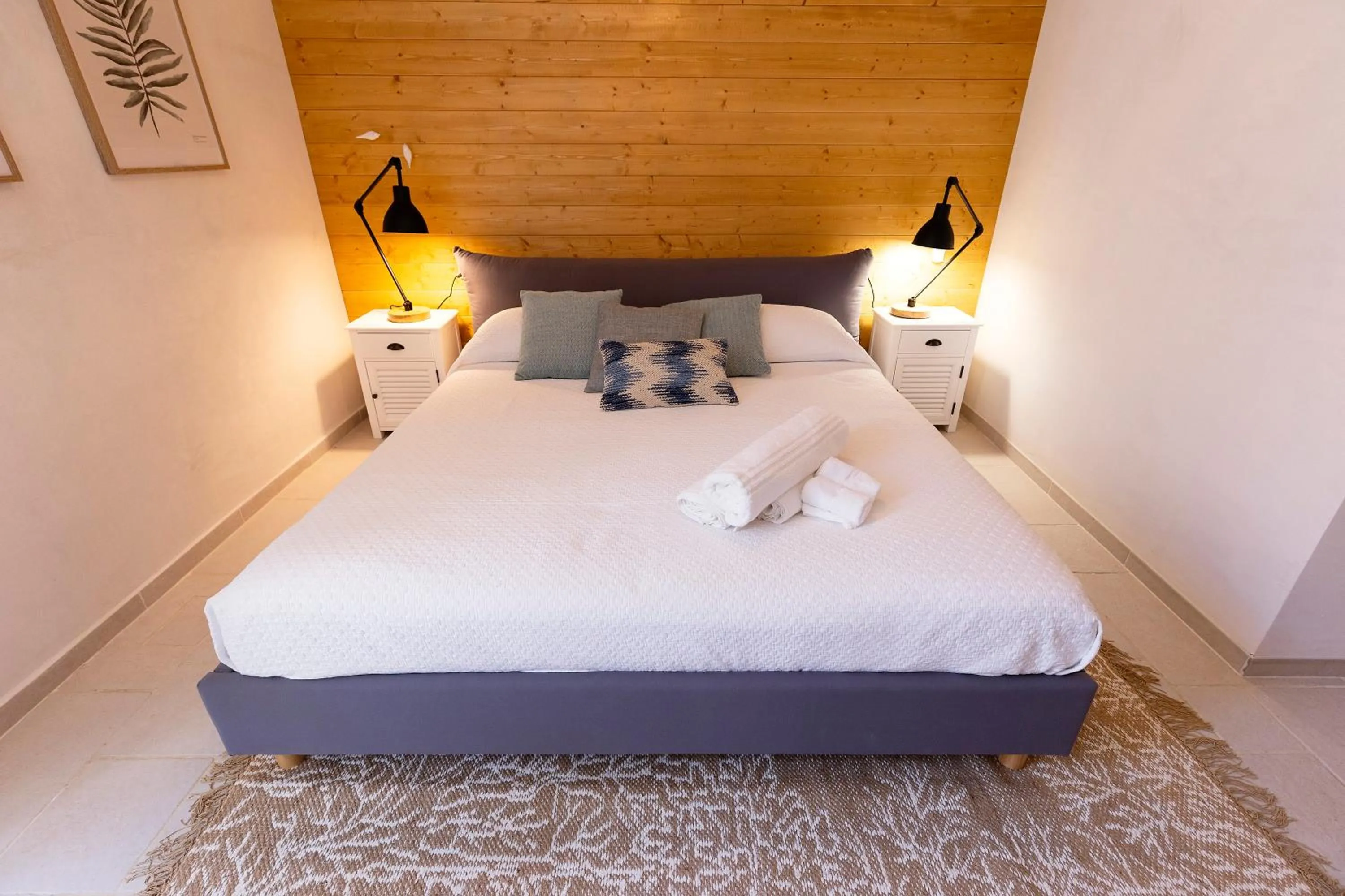 Bed in Palazzo Badiale history&rooms