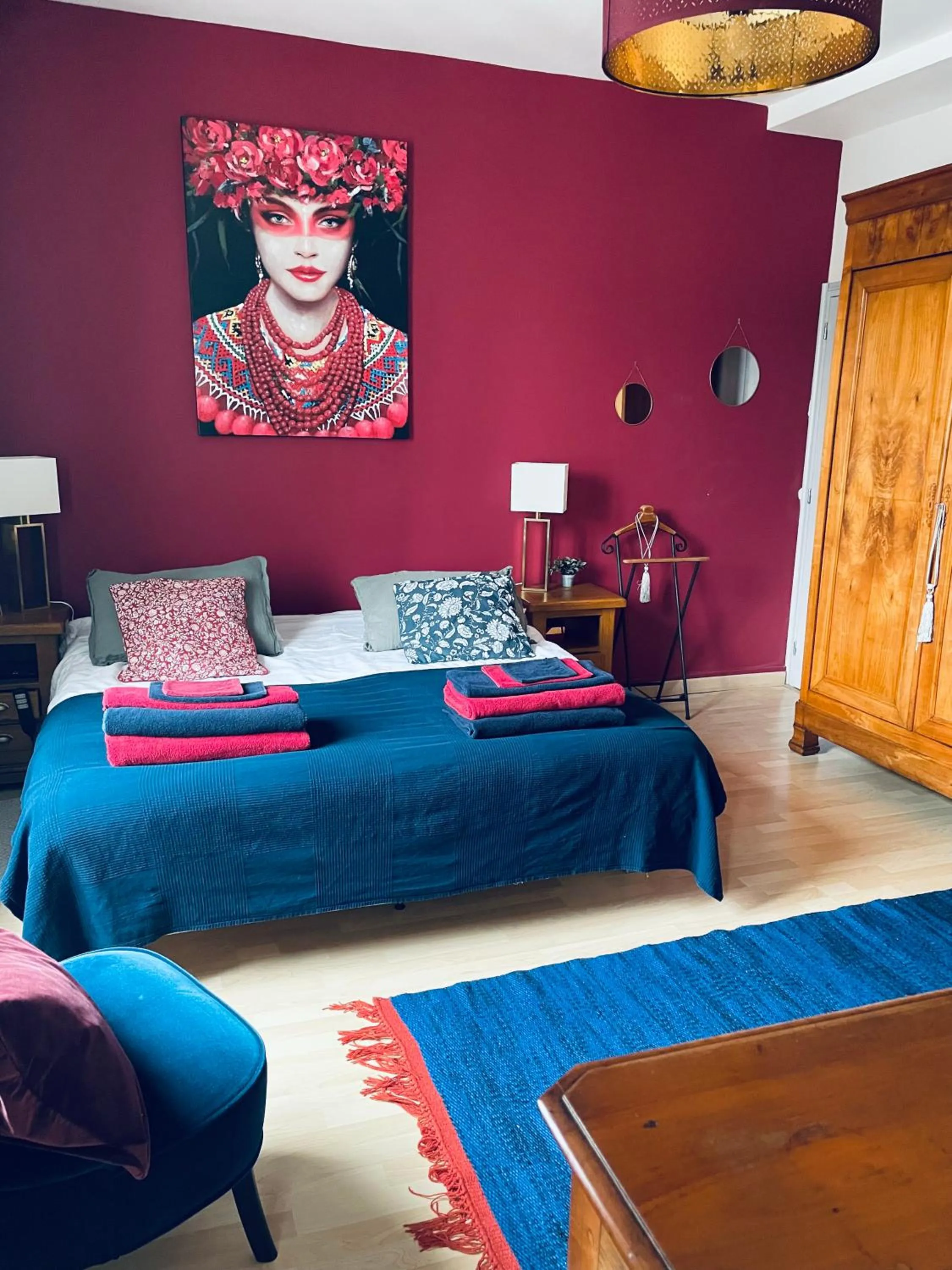 Bed in Villa des Roses