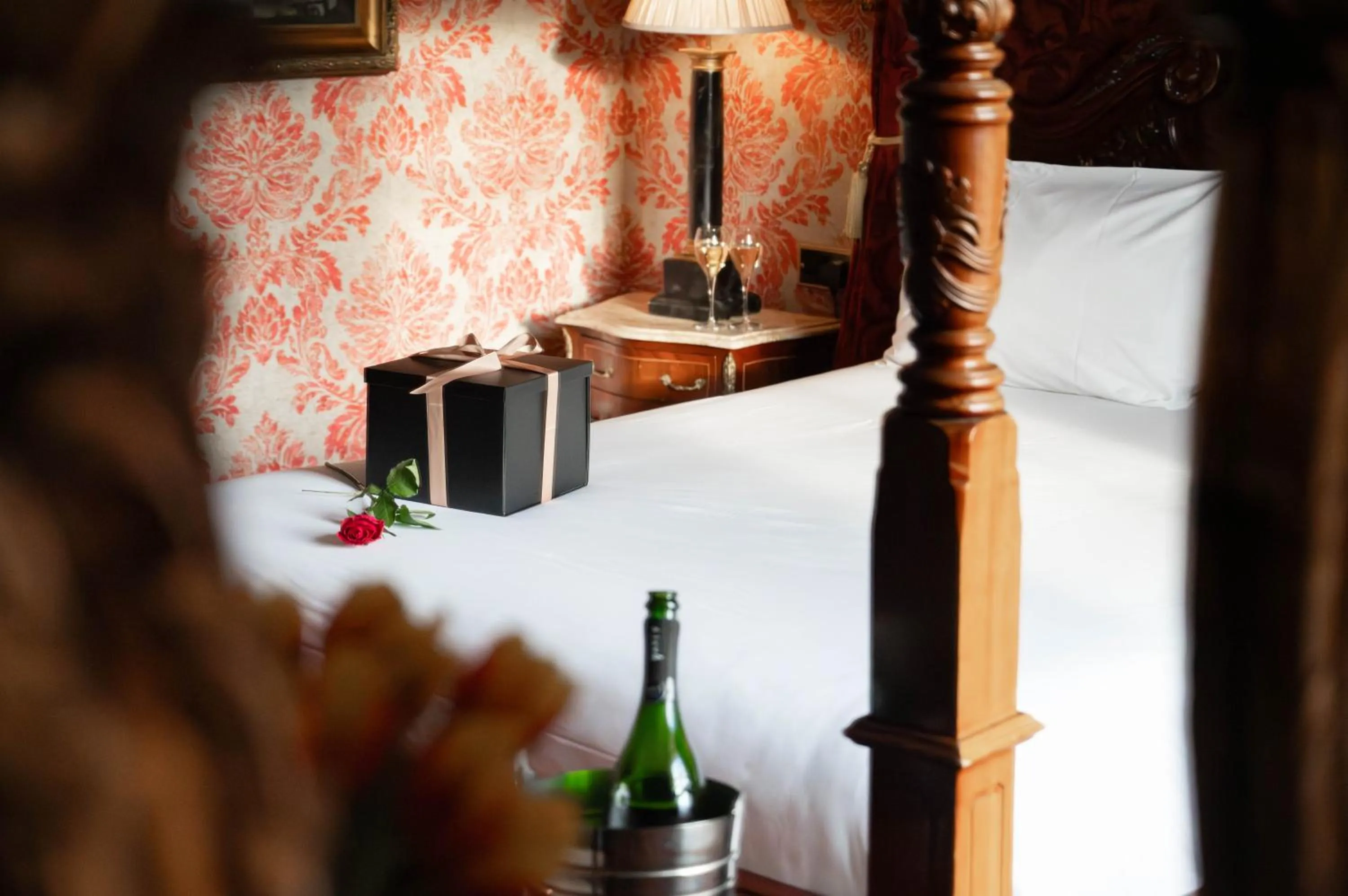 Bed in Melville Castle Hotel