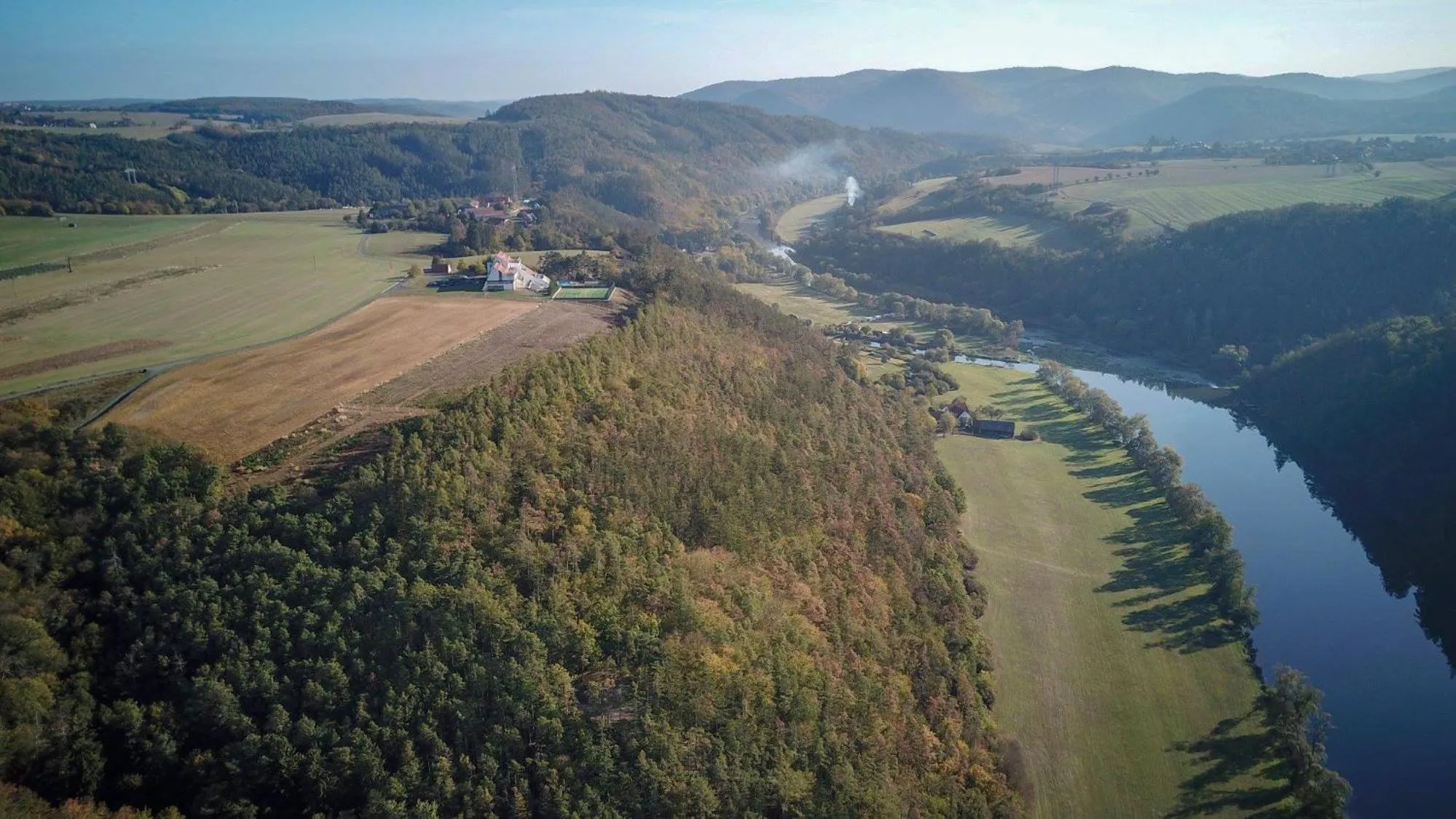 River view in Hotel Berounka