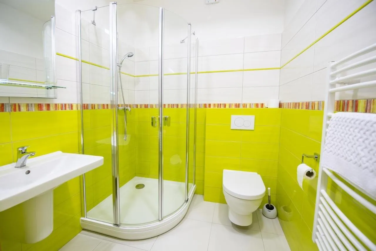 Shower in Hotel Berounka