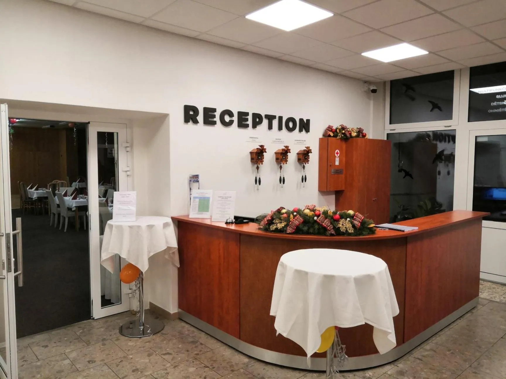 Lobby or reception in Hotel Berounka