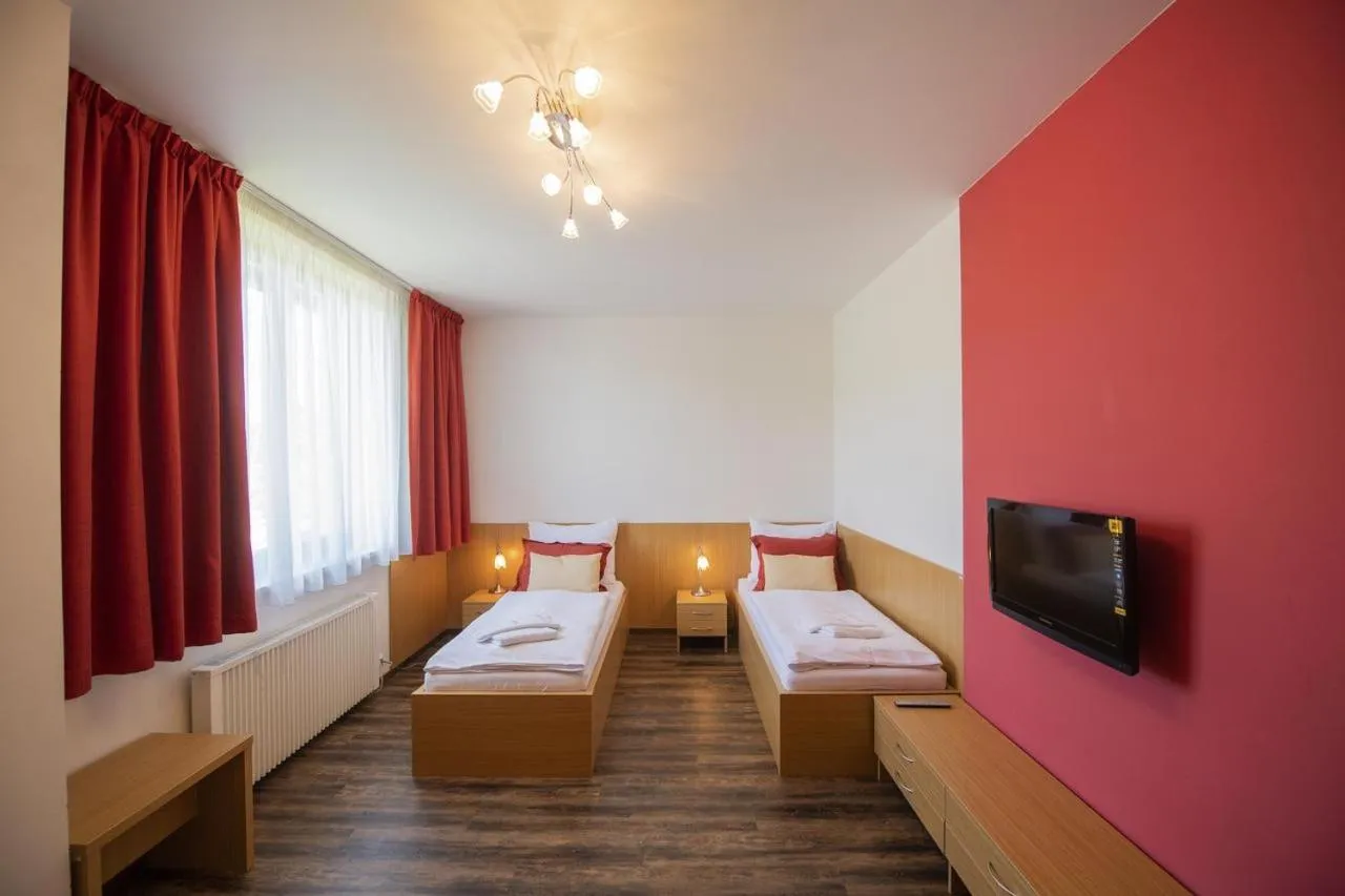 Bedroom, Bed in Hotel Berounka