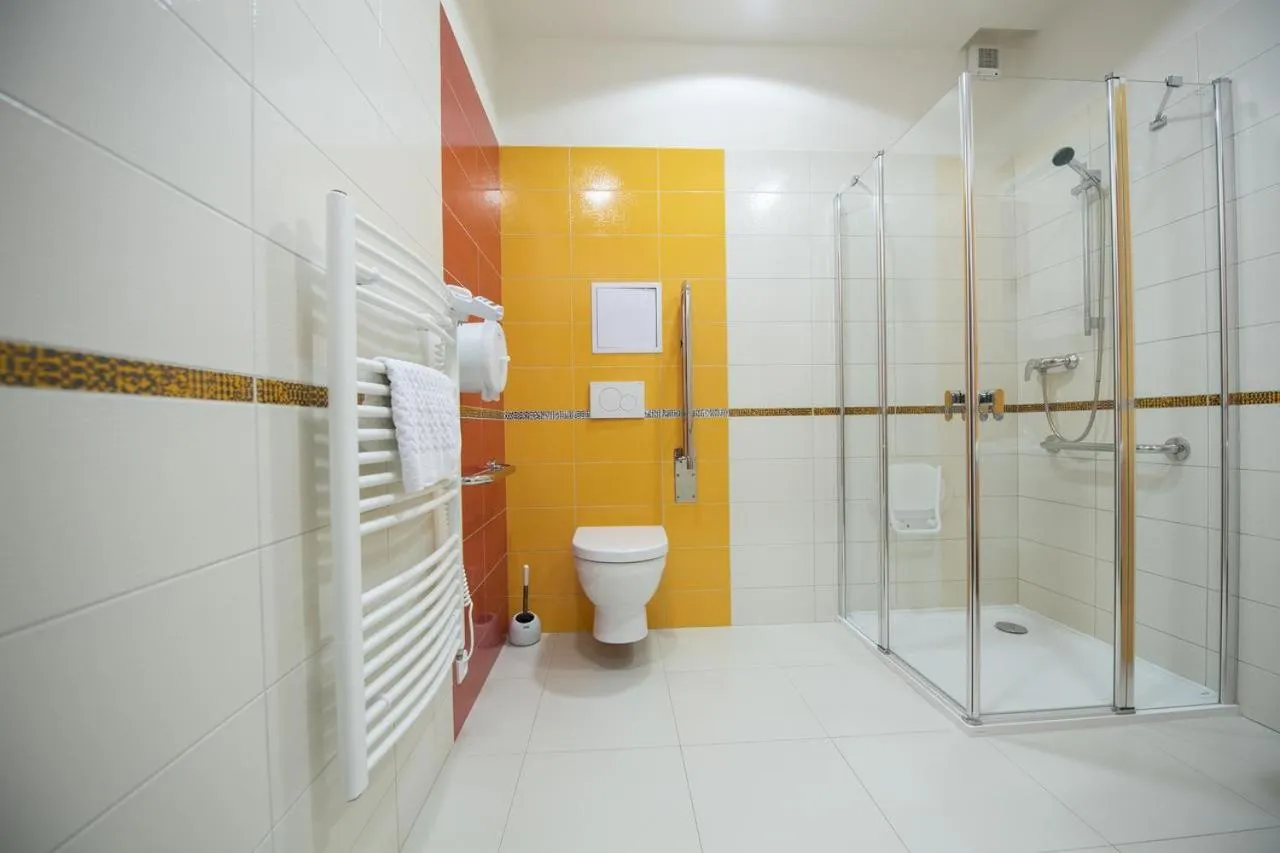 Shower in Hotel Berounka