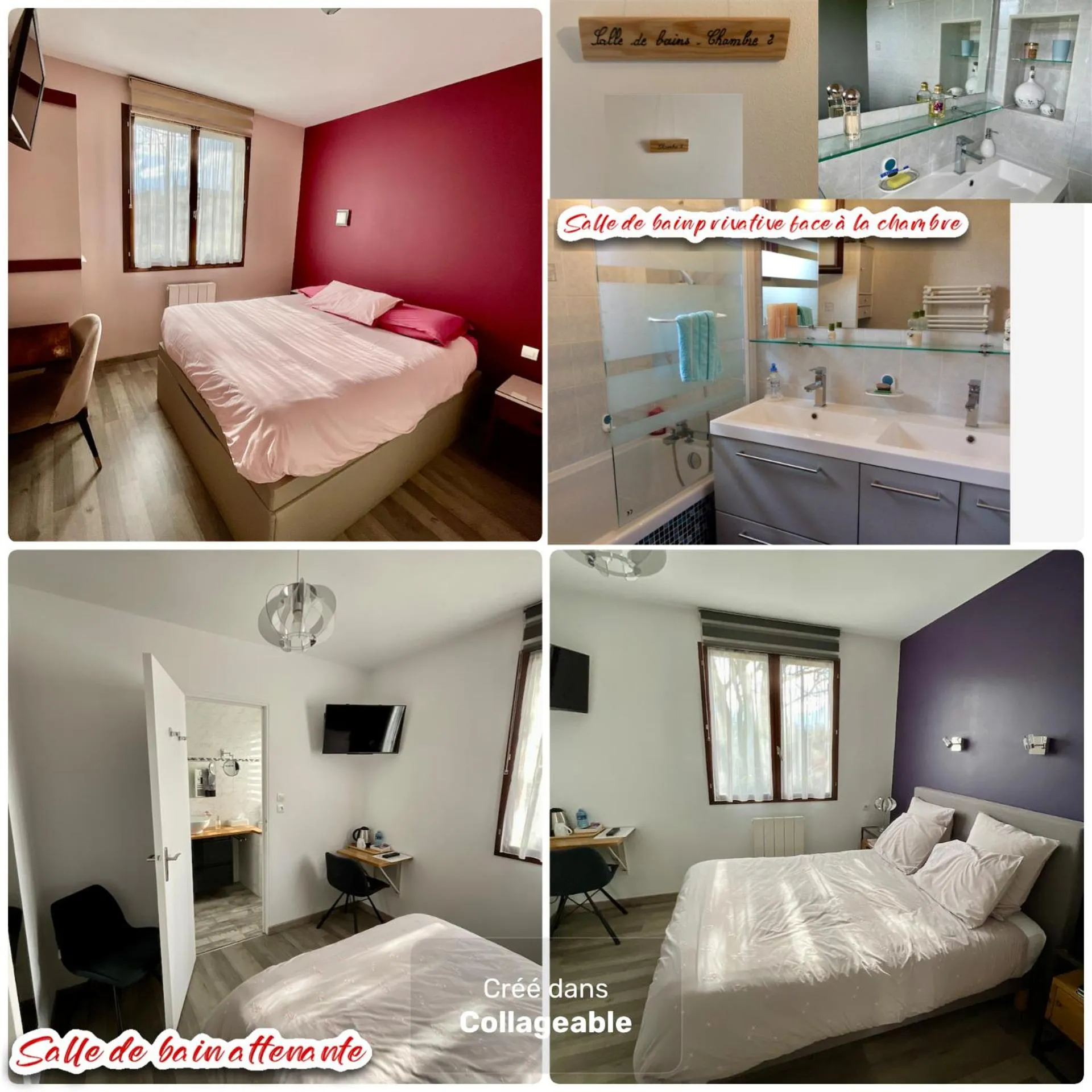 Bedroom, Bed in Chambres tout confort du Tilleul