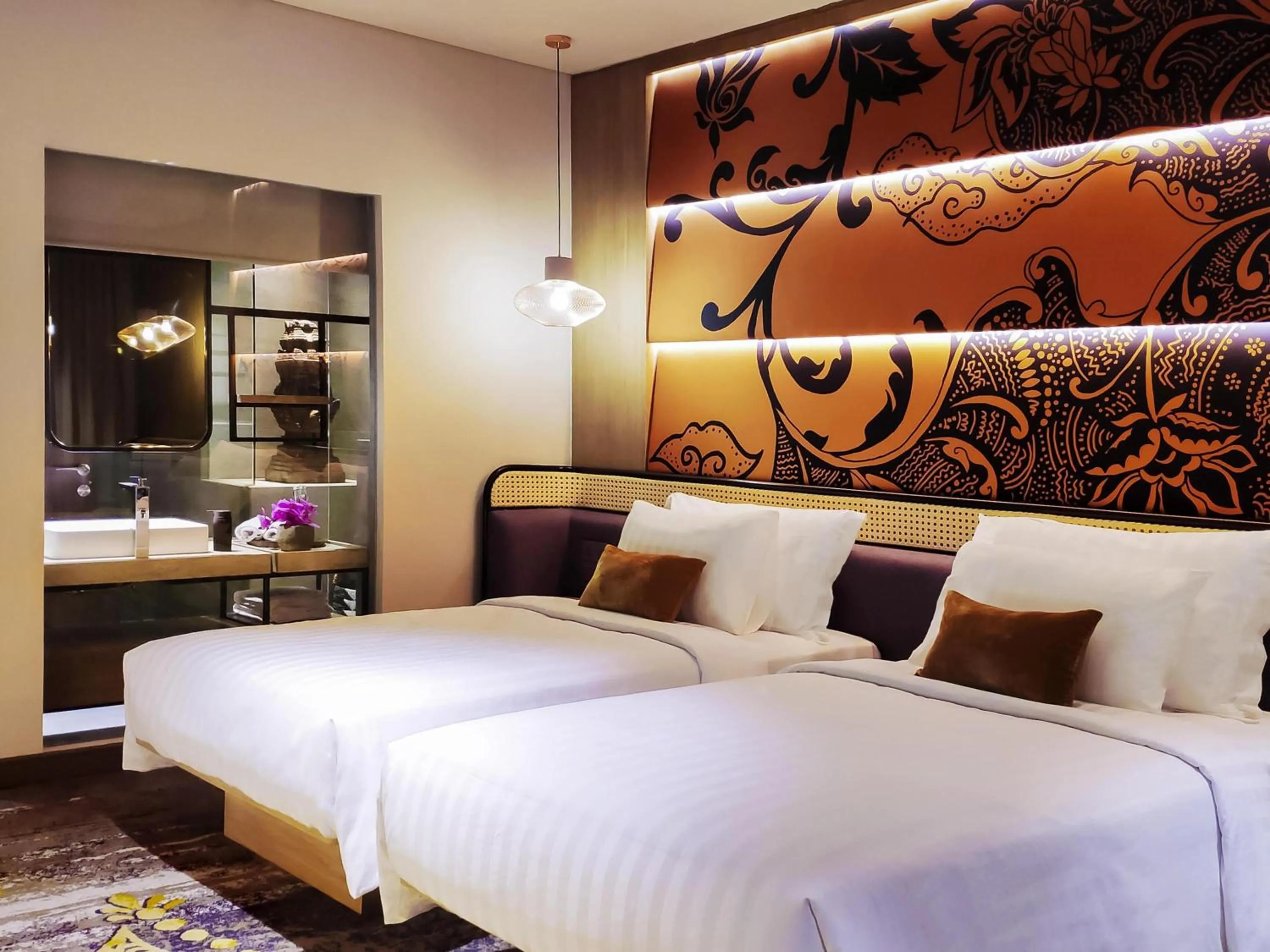 Bedroom, Bed in Grand Mercure Malang