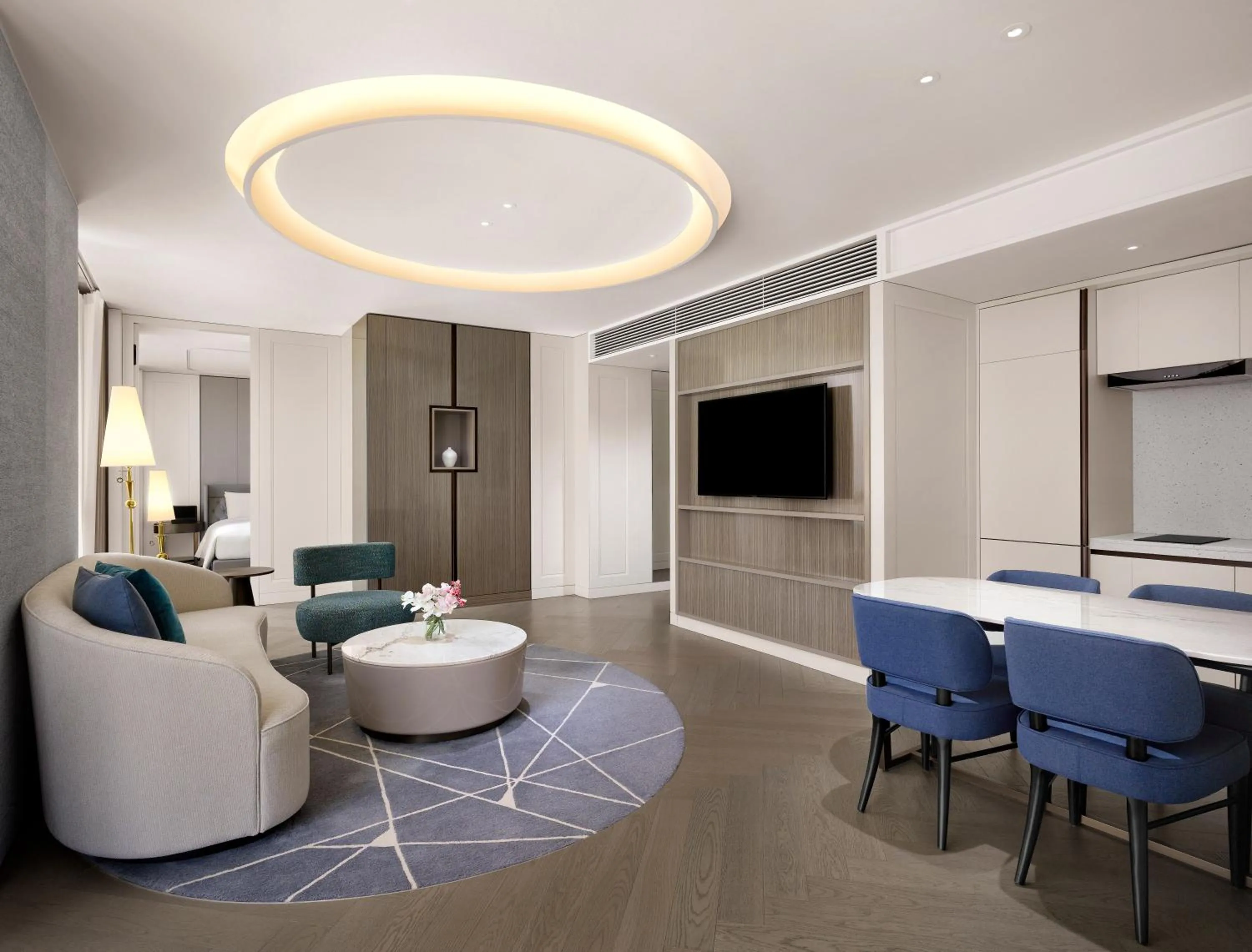 Living room in Sofitel Ambassador Seoul Hotel & Serviced Residences