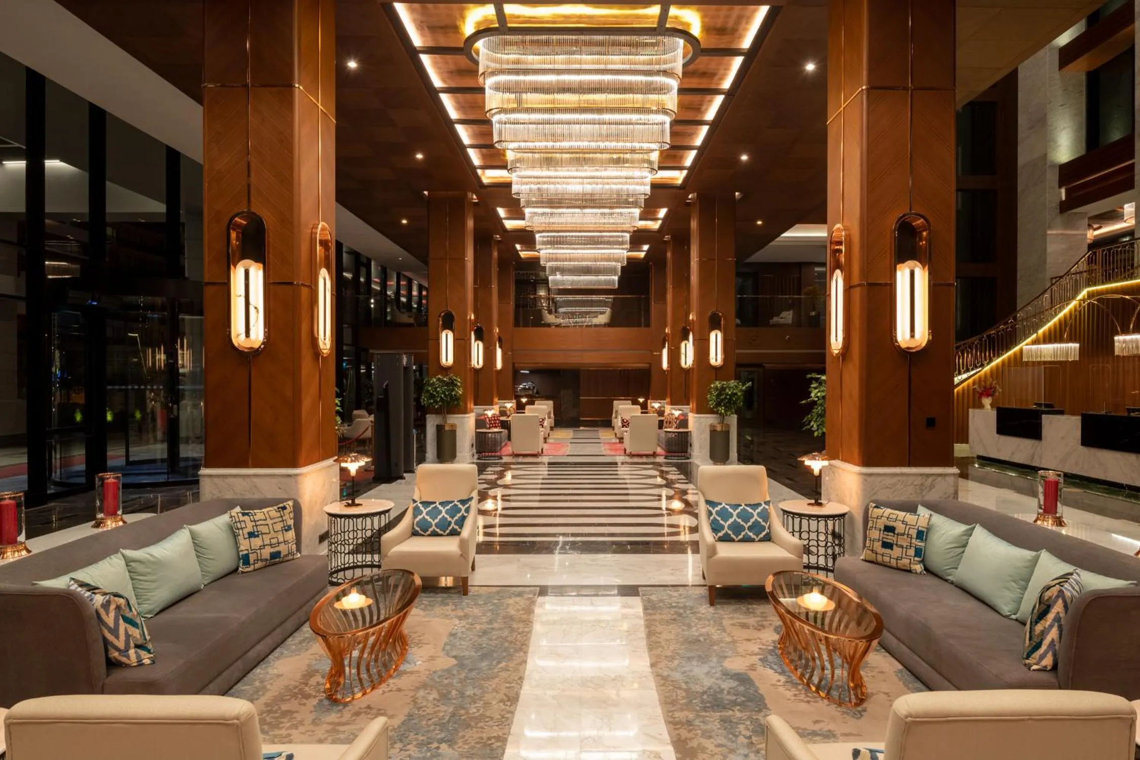 Lobby or reception in Mövenpick Hotel Istanbul Asia Airport