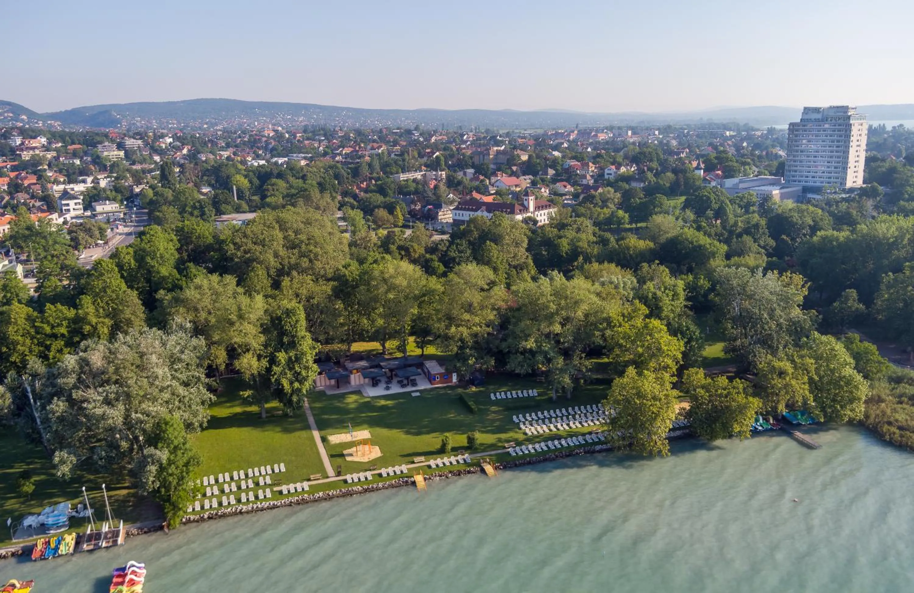 Beach in Hunguest Hotel Bál Resort