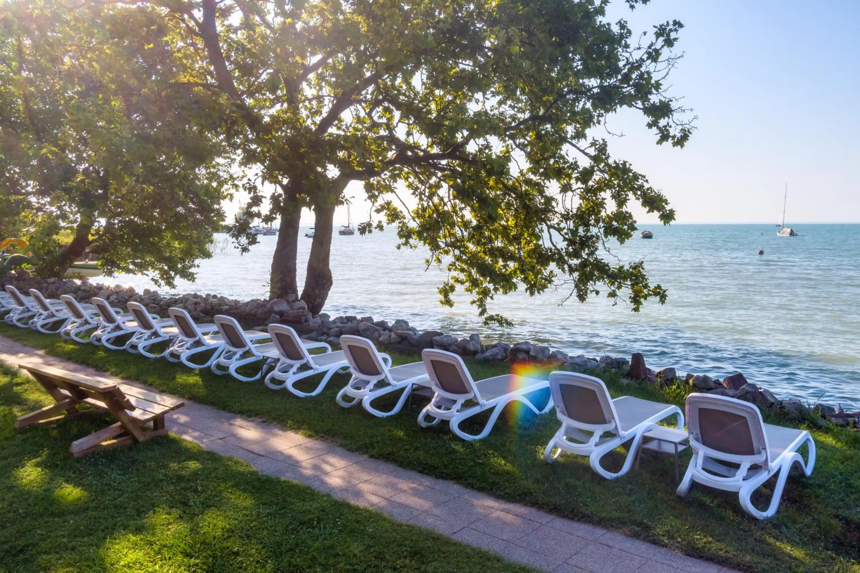 Beach in Hunguest Hotel Bál Resort