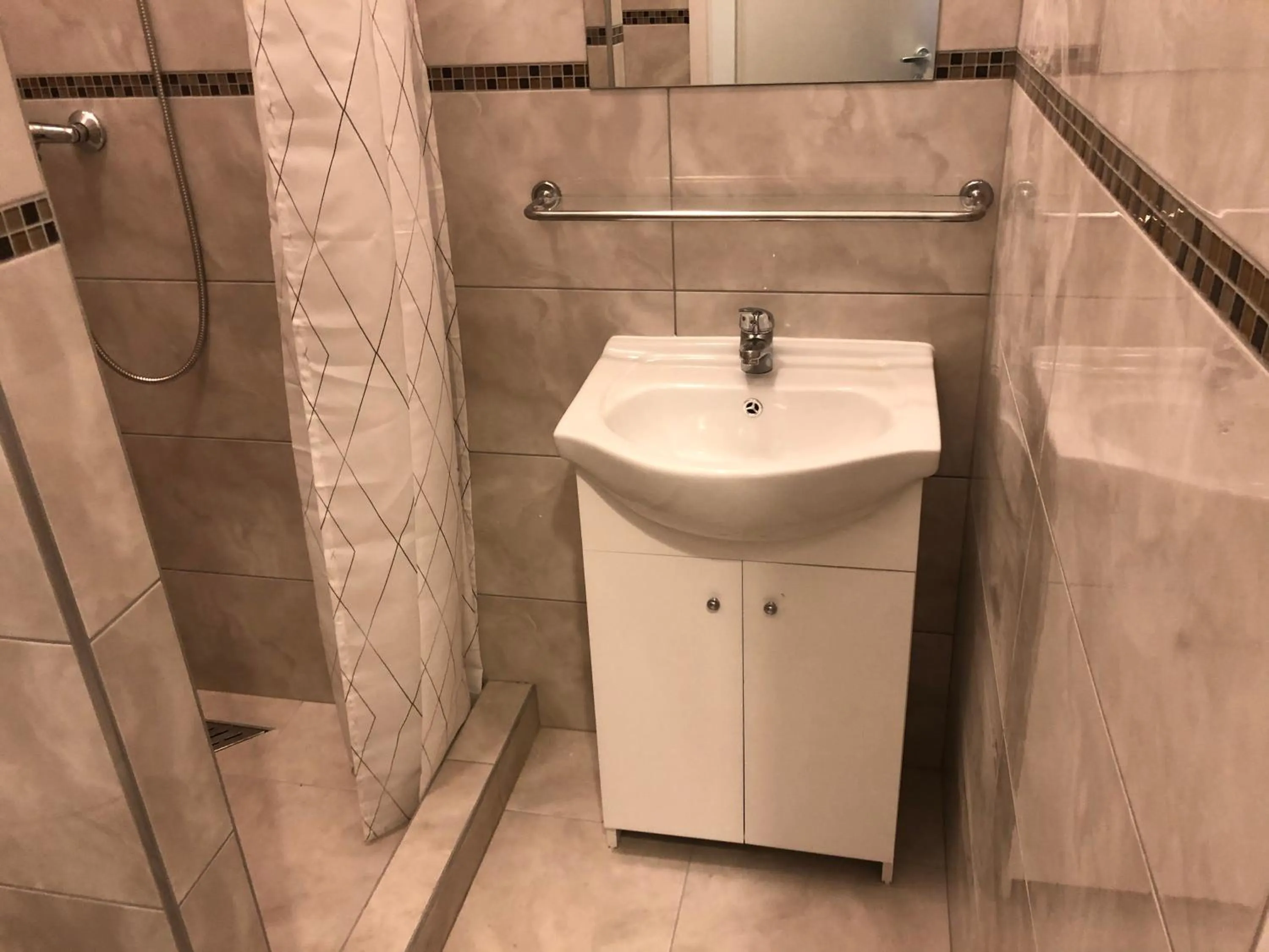 Bathroom in Omega Apartments Budapest