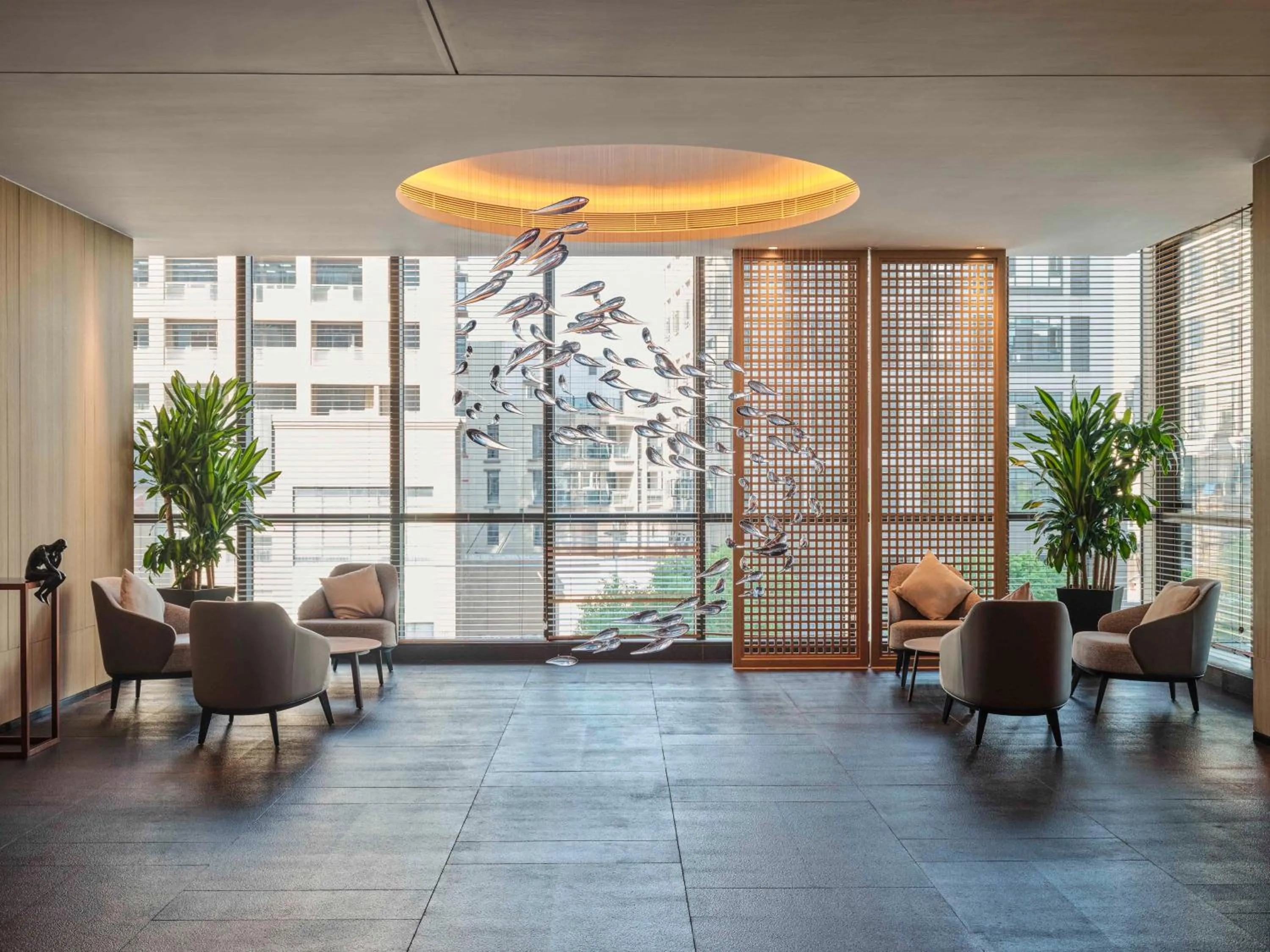 Lobby or reception in Novotel Shanghai Qingpu Excellence