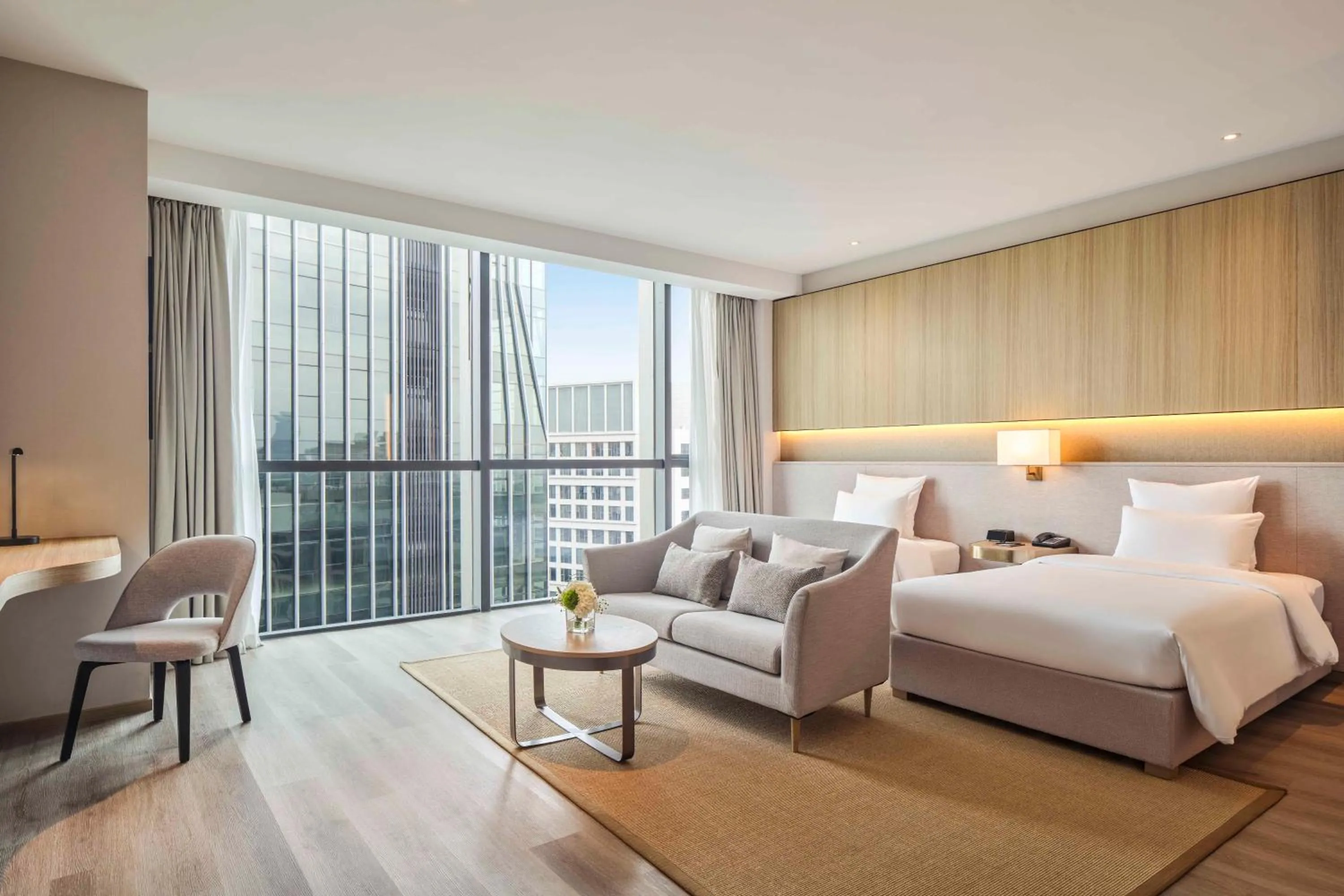 Photo of the whole room, Bed in Novotel Shanghai Qingpu Excellence