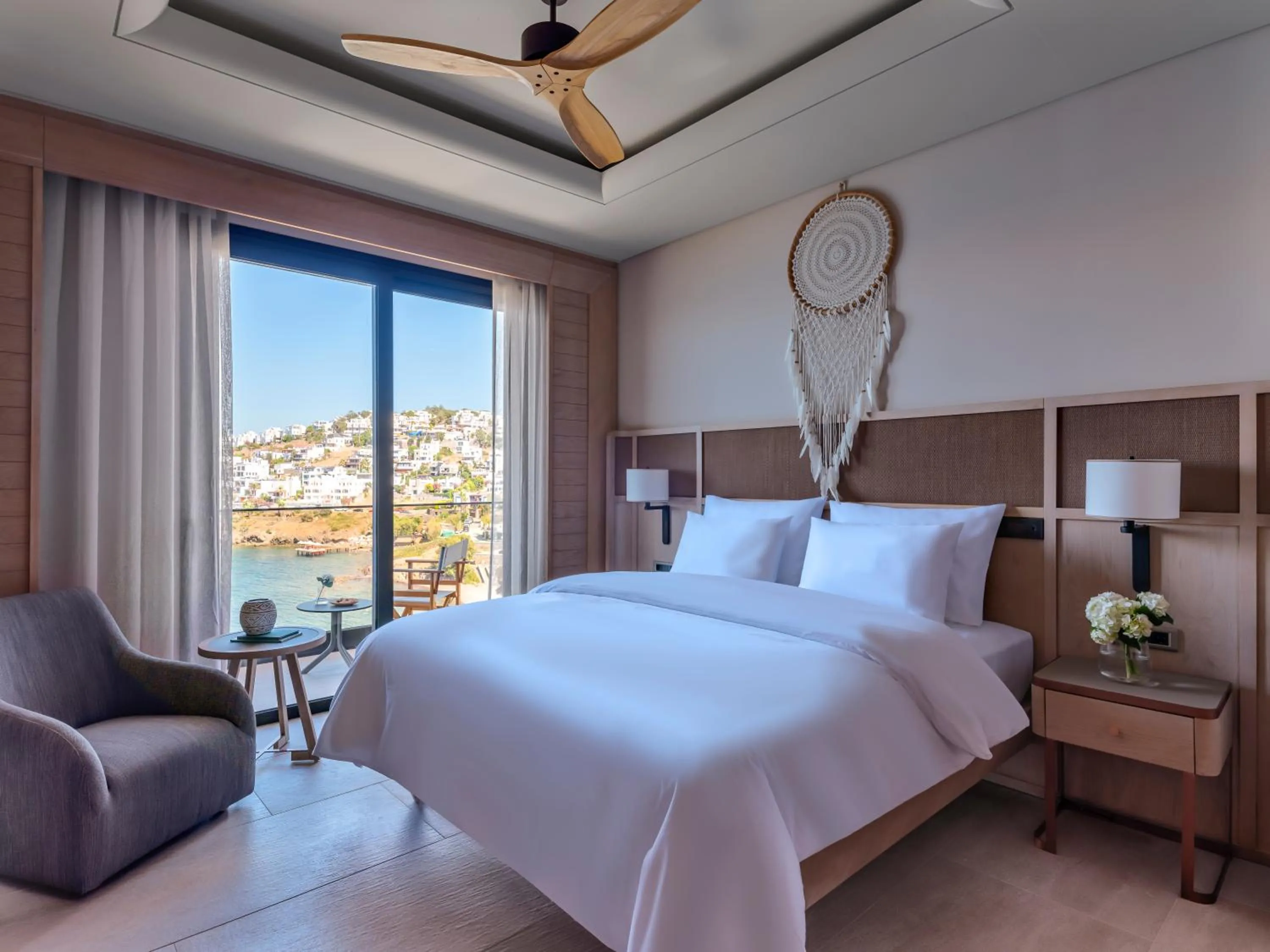 Bedroom, Bed in The Bodrum Hotel Yalıkavak - MGallery Collection