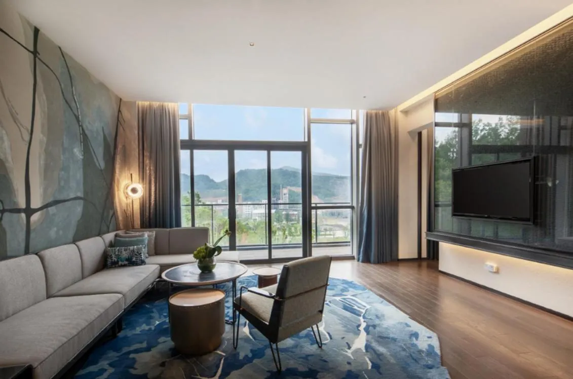 Living room in Hotel Indigo Nanjing Garden Expo, an IHG Hotel