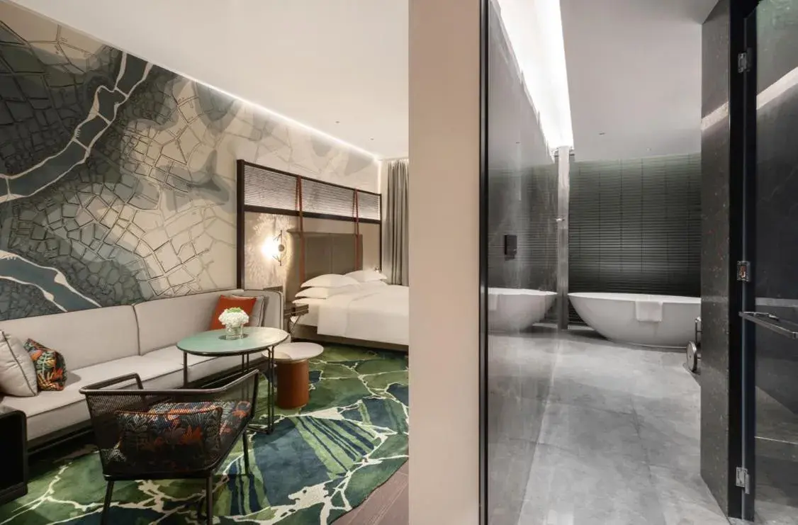 Premium King Room in Hotel Indigo Nanjing Garden Expo, an IHG Hotel Premium King Room in Hotel Indigo Nanjing Garden Expo, an IHG Hotel