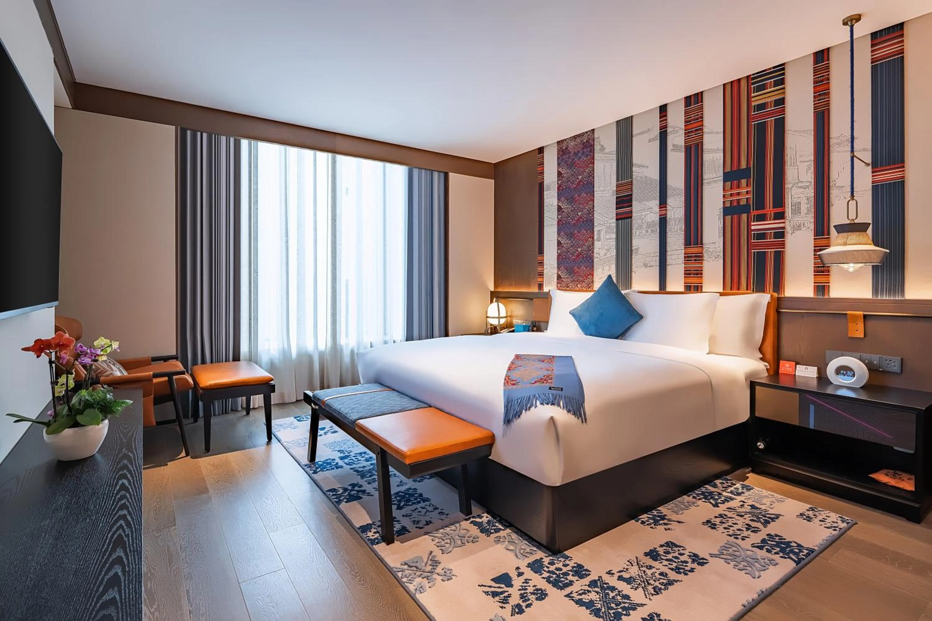 Bed in Hotel Indigo Jiuzhai by IHG