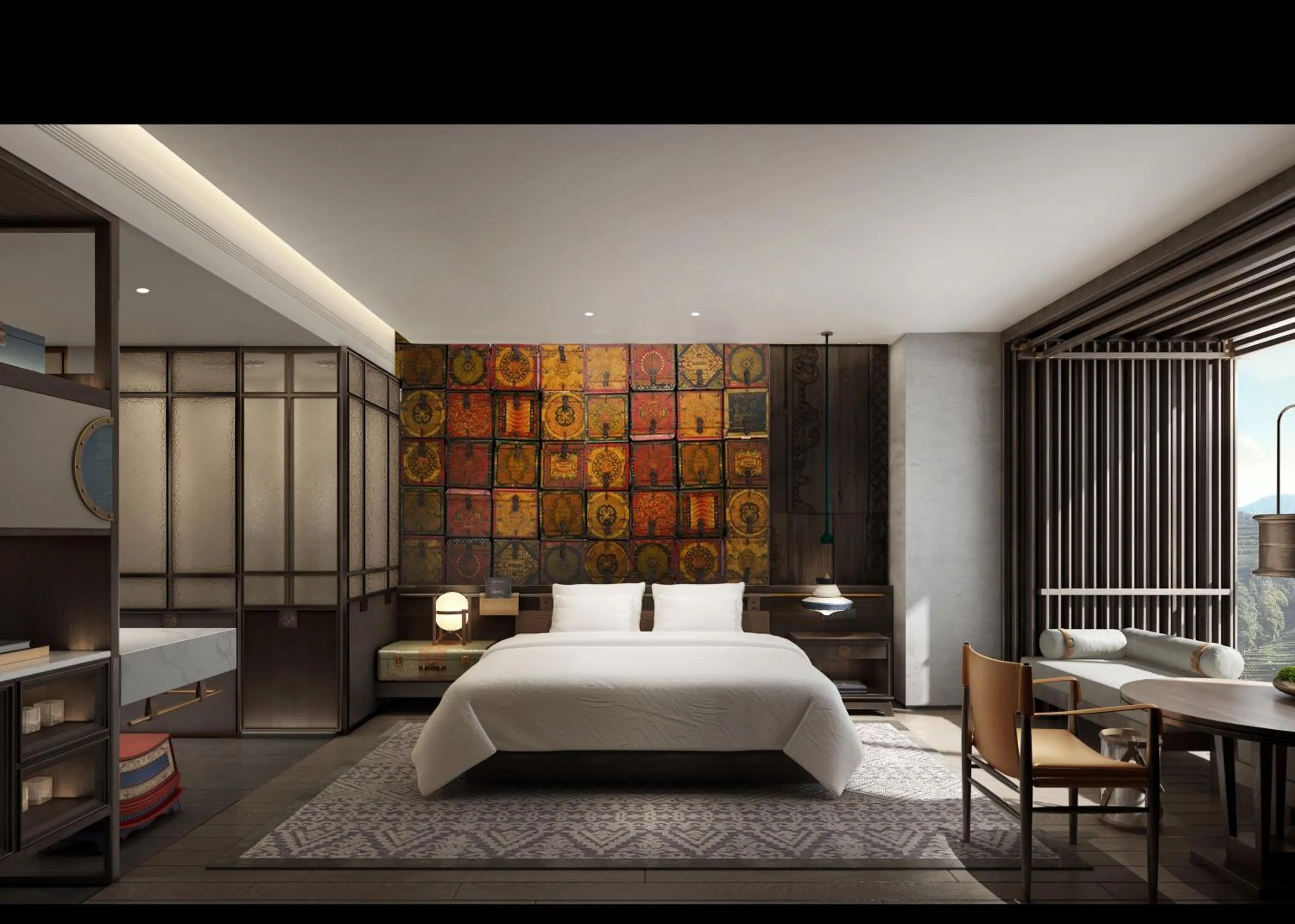 Bed in Hotel Indigo Jiuzhai by IHG