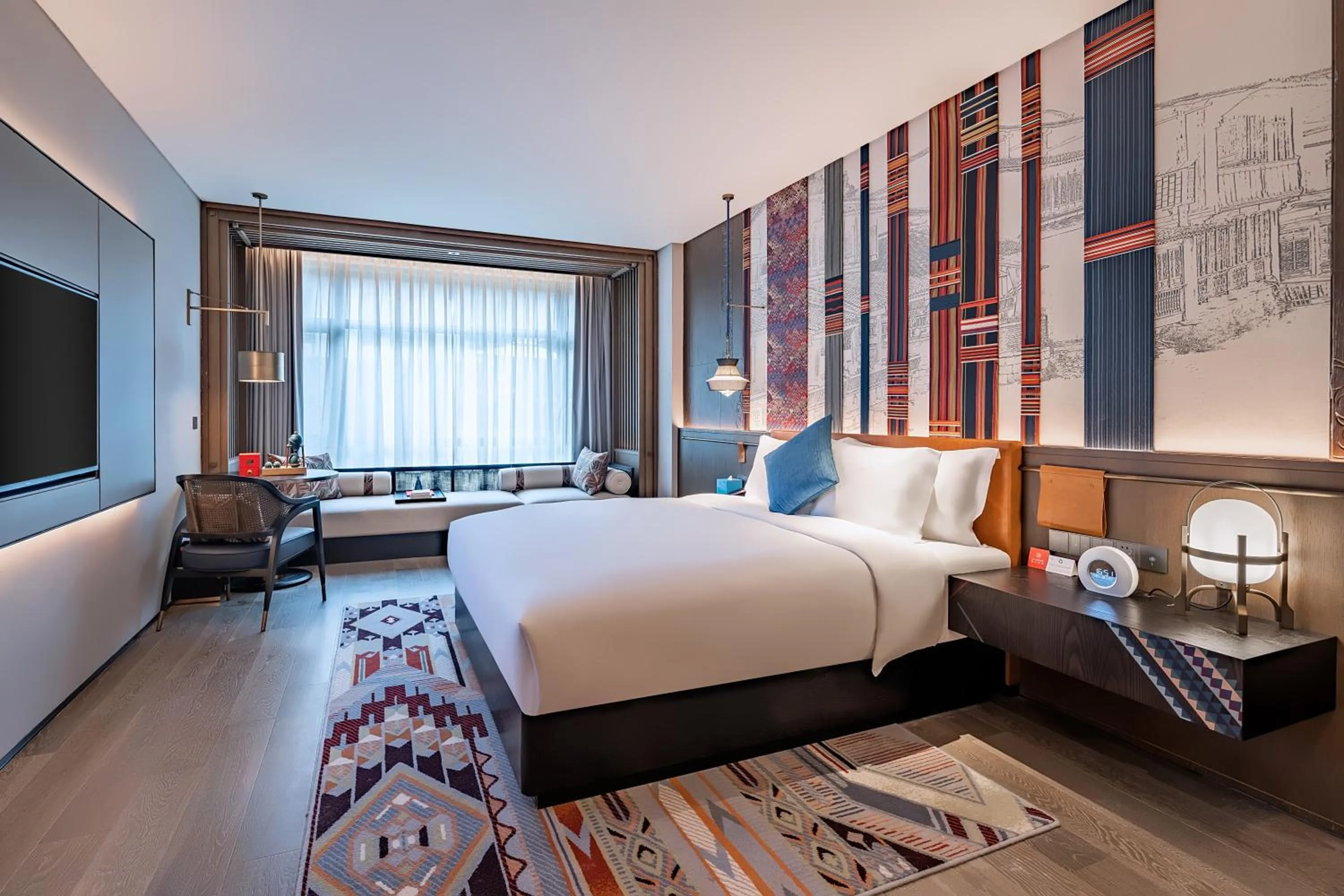 Bed in Hotel Indigo Jiuzhai by IHG