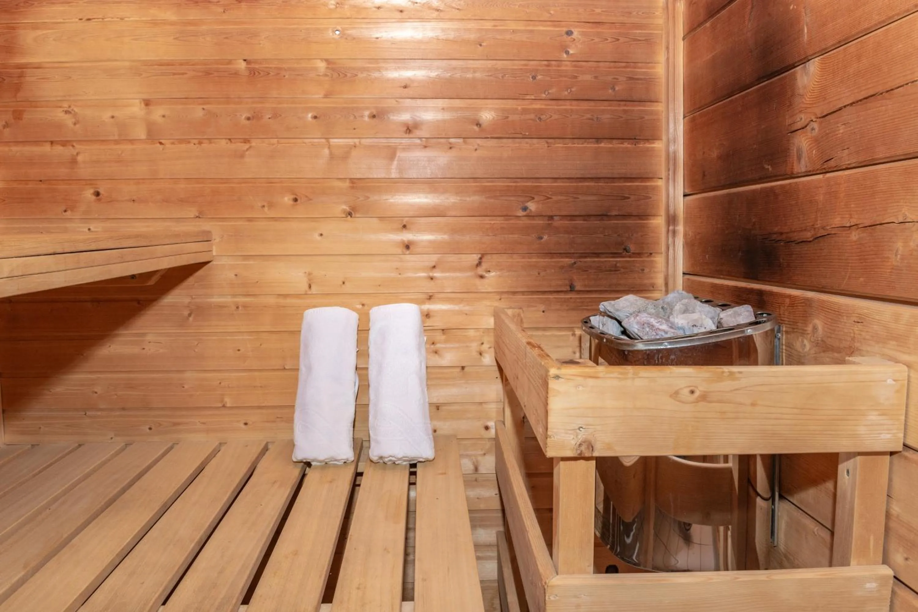 Sauna in Petneházy Aparthotel