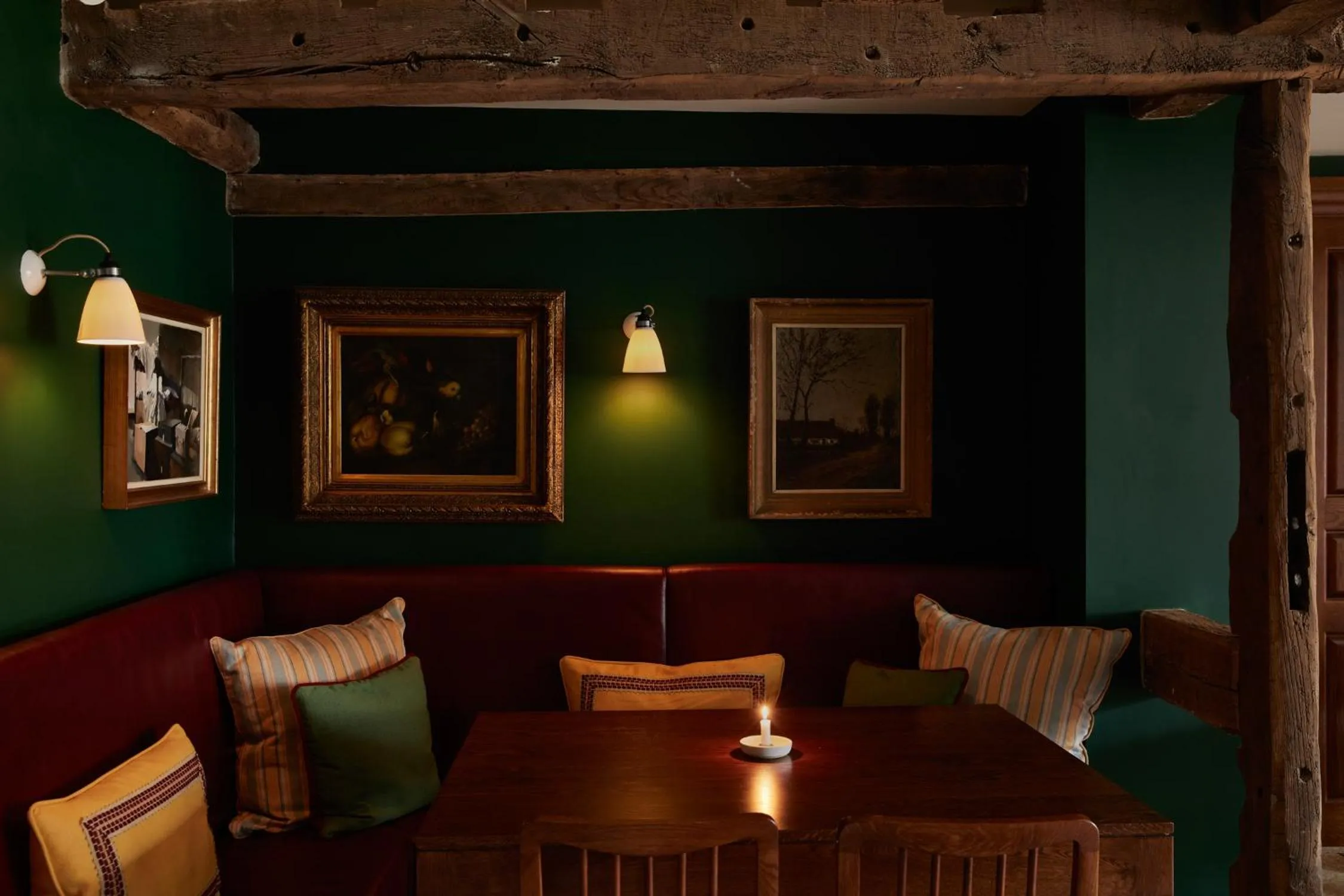 Seating area in The Bear Inn, Hodnet